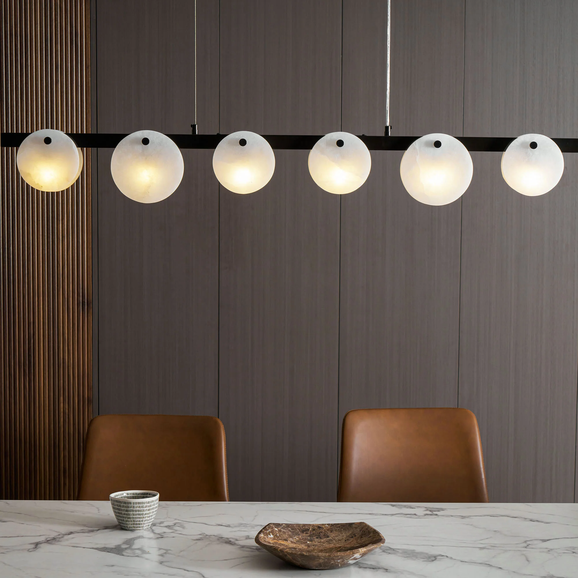 Trinidad Dining Room Alabaster Chandelier - Image 37