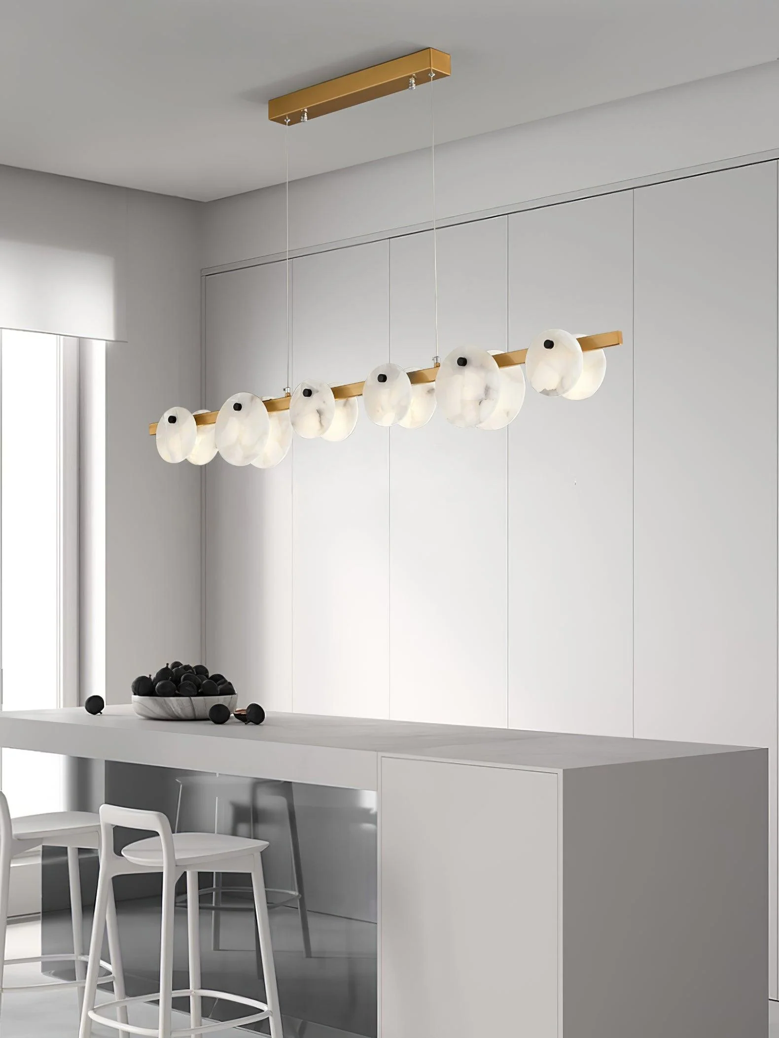 Trinidad Dining Room Alabaster Chandelier - Image 7