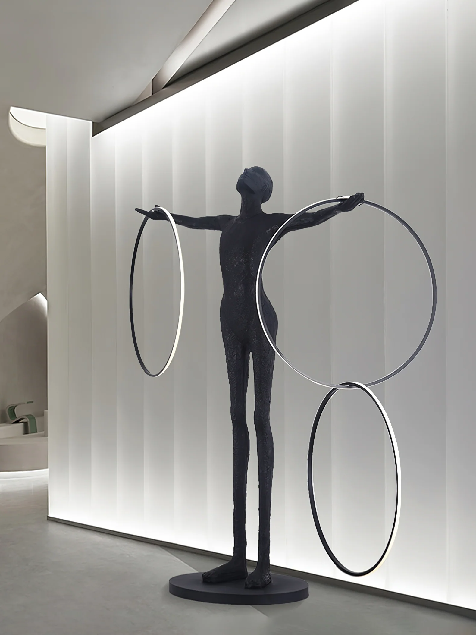 Trinity Life Sculpture Floor Lamp - Image 13