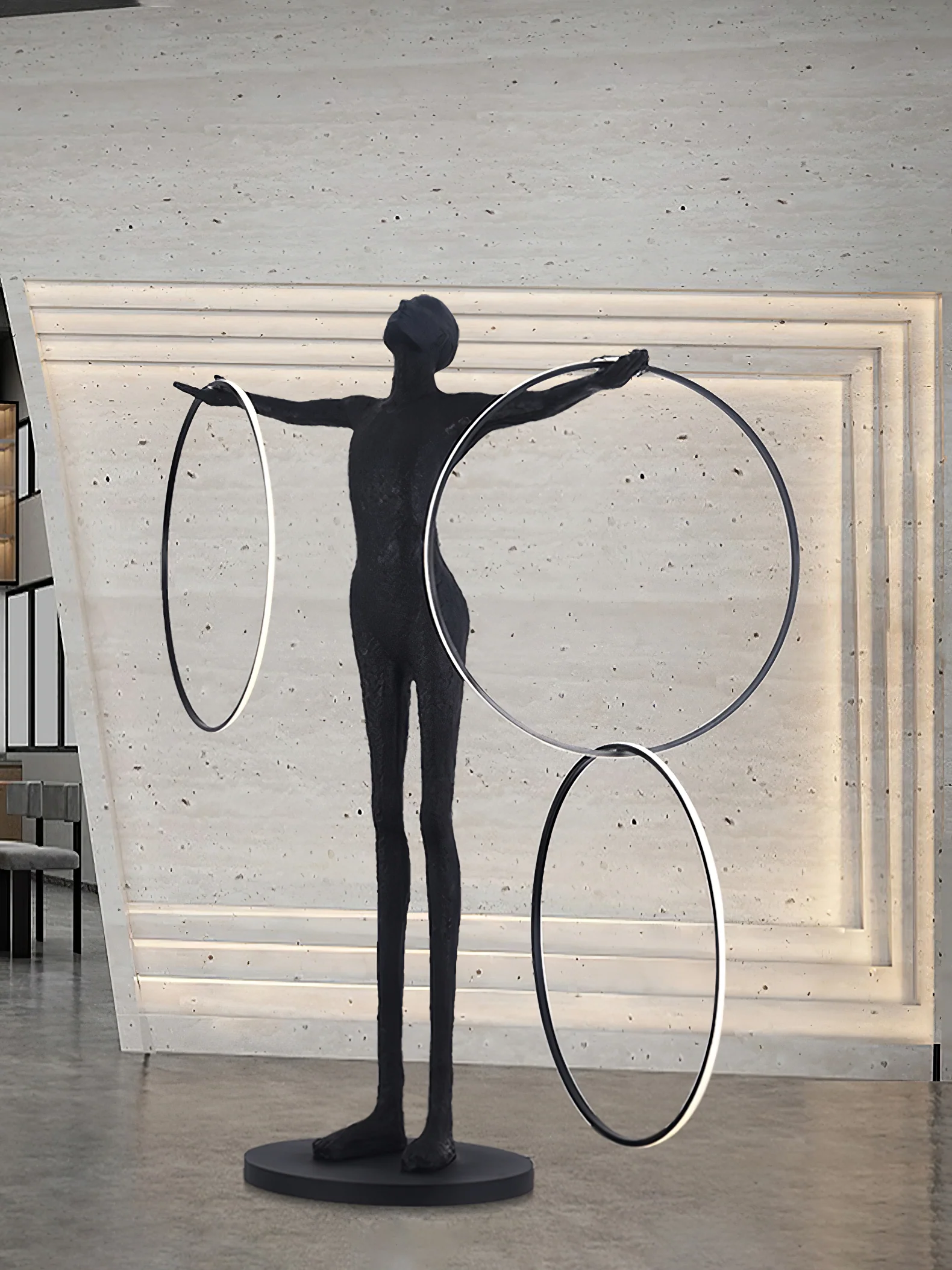 Trinity Life Sculpture Floor Lamp - Image 14