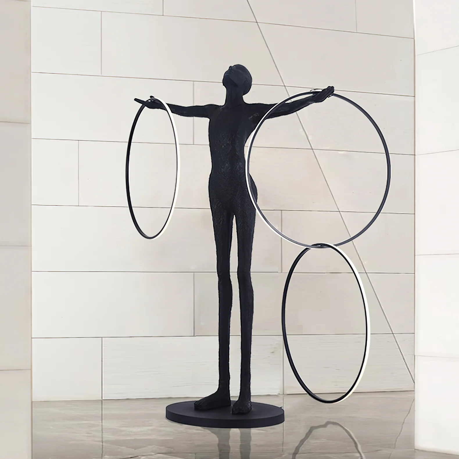 Trinity Life Sculpture Floor Lamp - Image 7