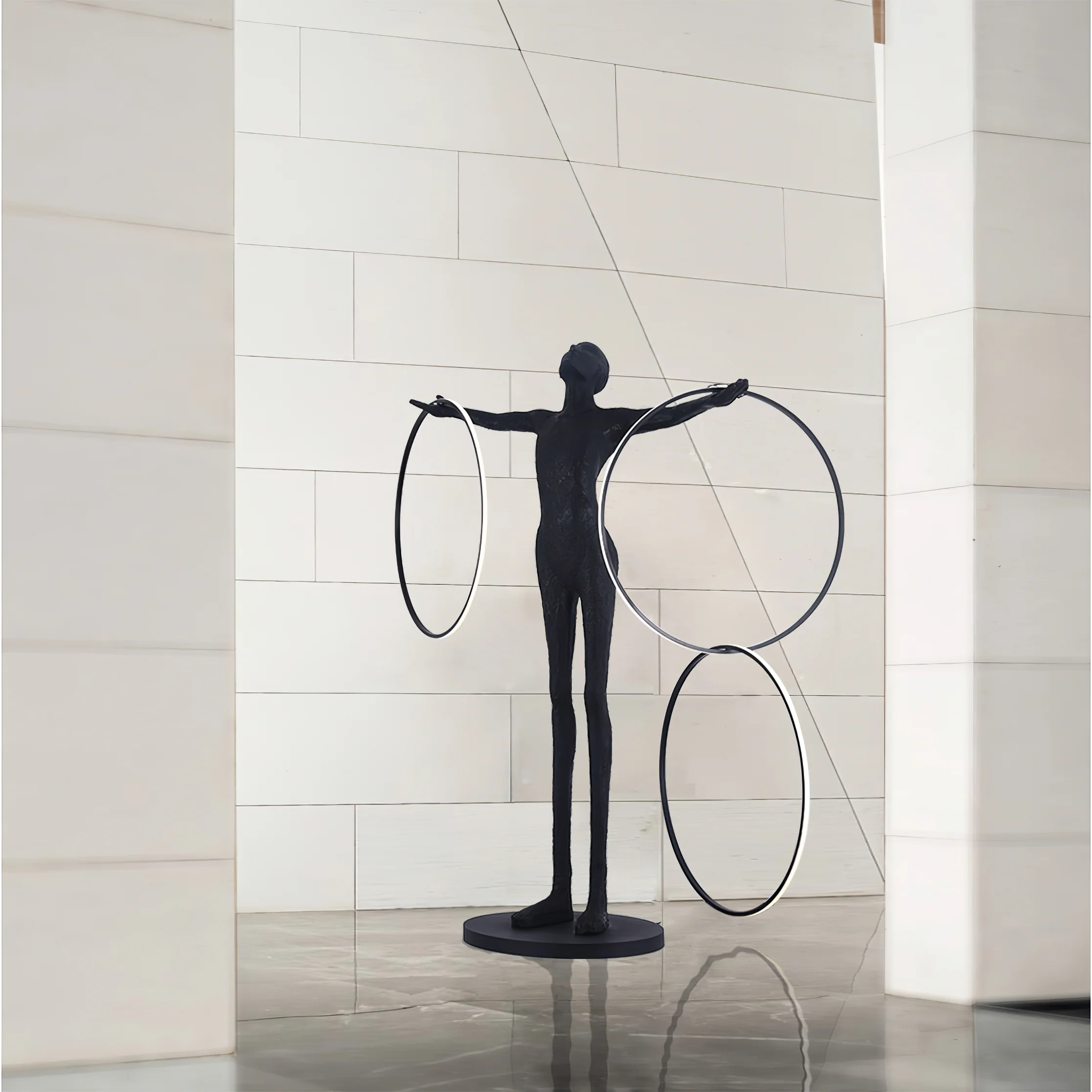 Trinity Life Sculpture Floor Lamp - Image 9