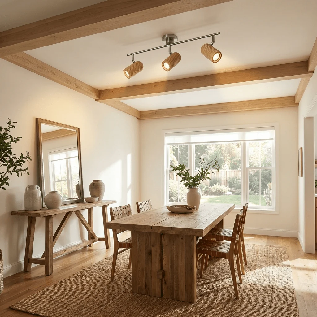 Trio Wood Ceiling Light - Image 3