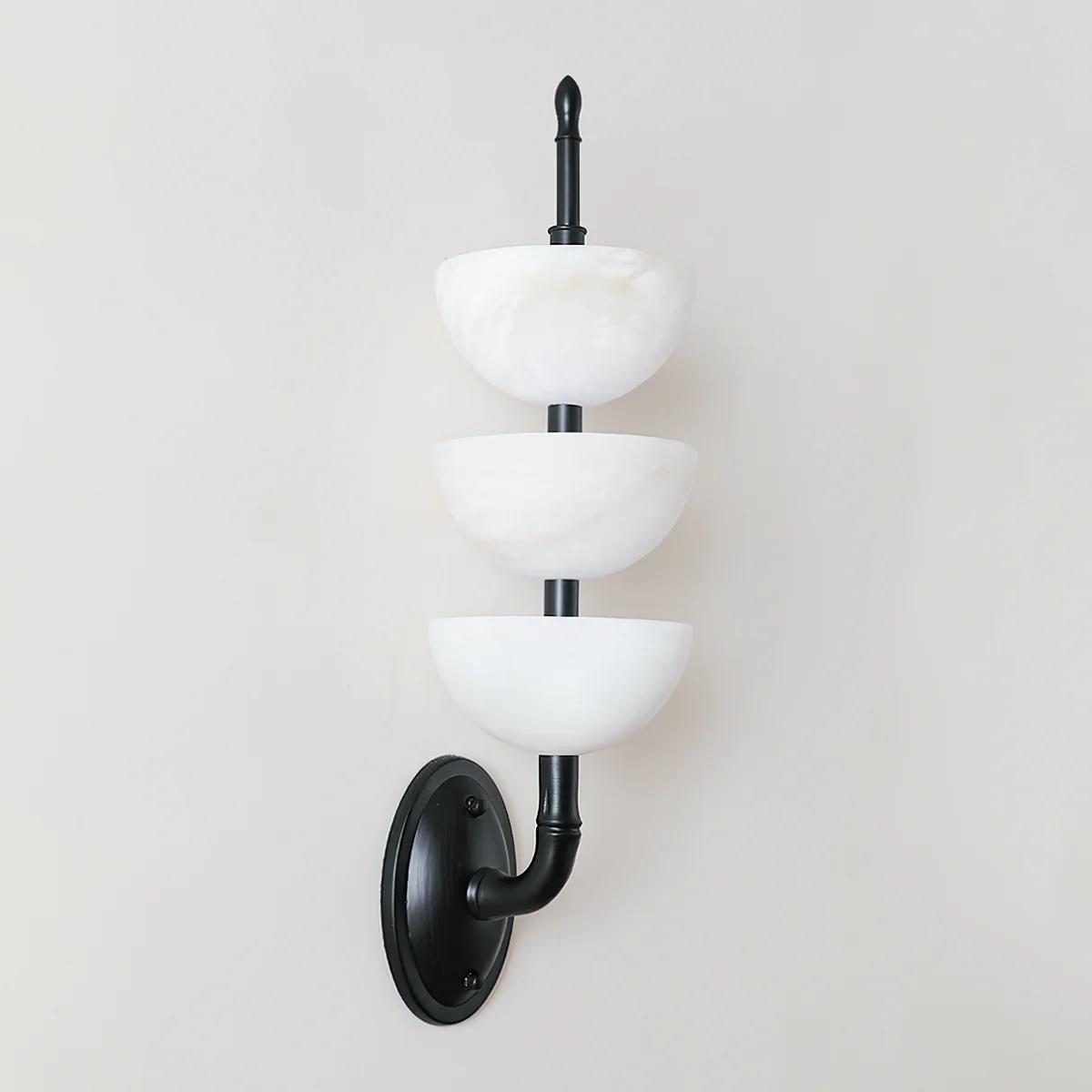 Triple Alabaster Wall Sconce - Image 47