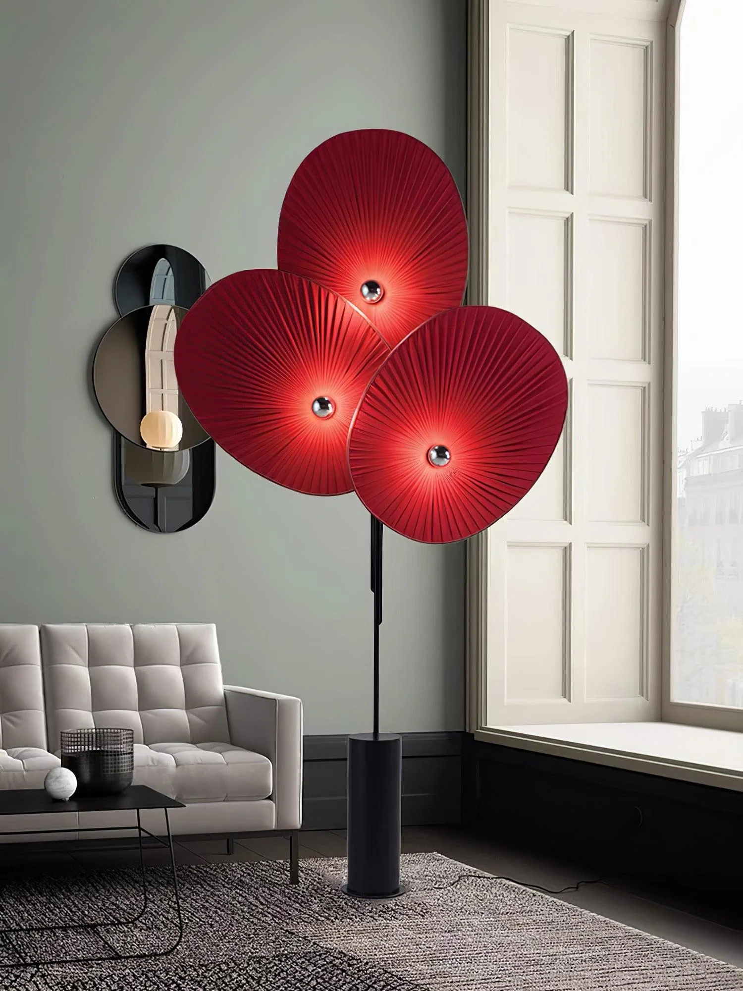 Triple Floral Floor Lamp - Image 22
