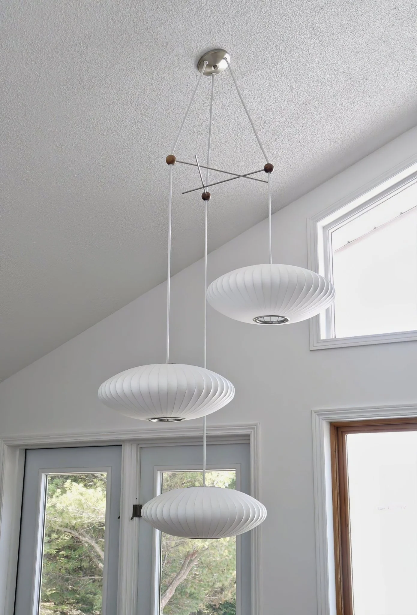 Triple Pear Bubble Pendant Lamp - Image 4