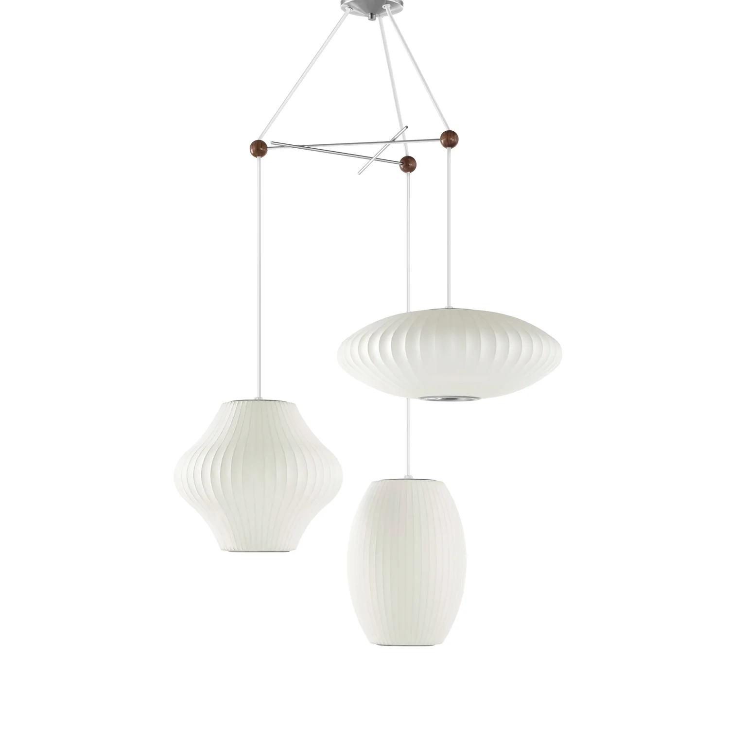 Triple Pear Bubble Pendant Lamp - Image 7