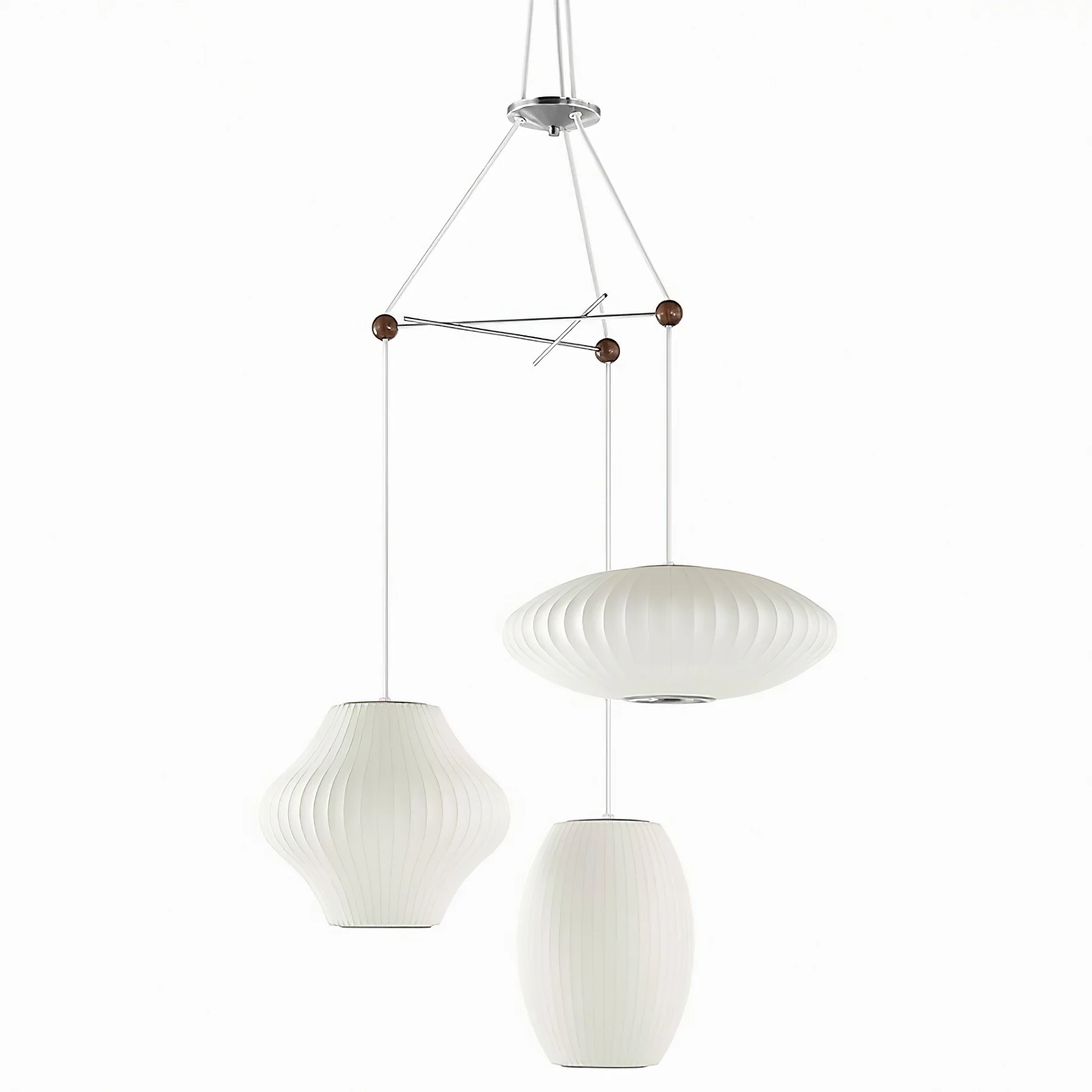 Triple Pear Bubble Pendant Lamp - Image 9