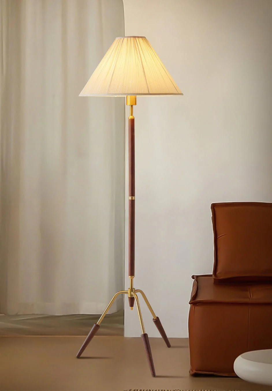 Tripod Base Floor Lamp - Image 9