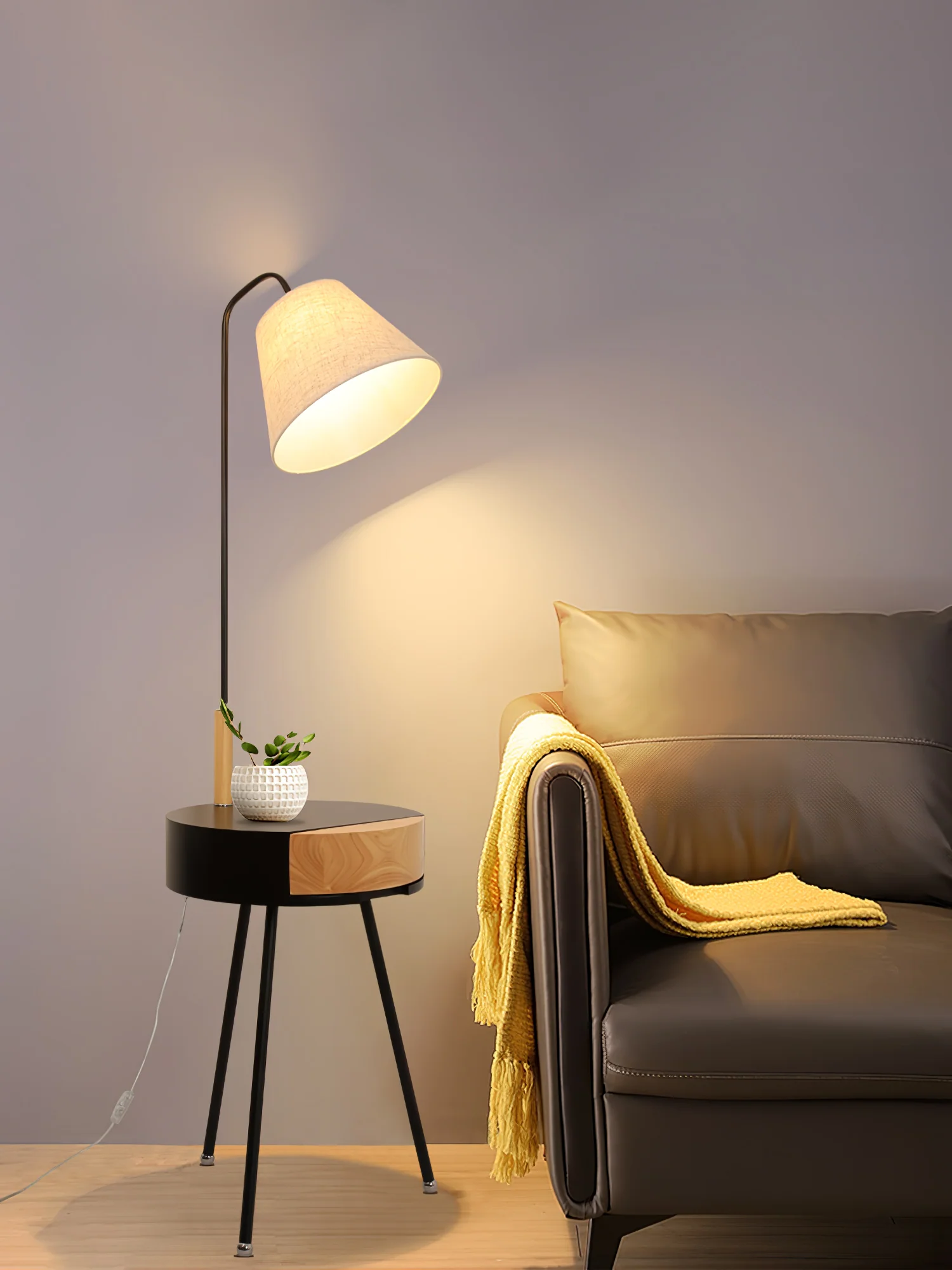 Tripod Fabric Floor Lamp - Image 11
