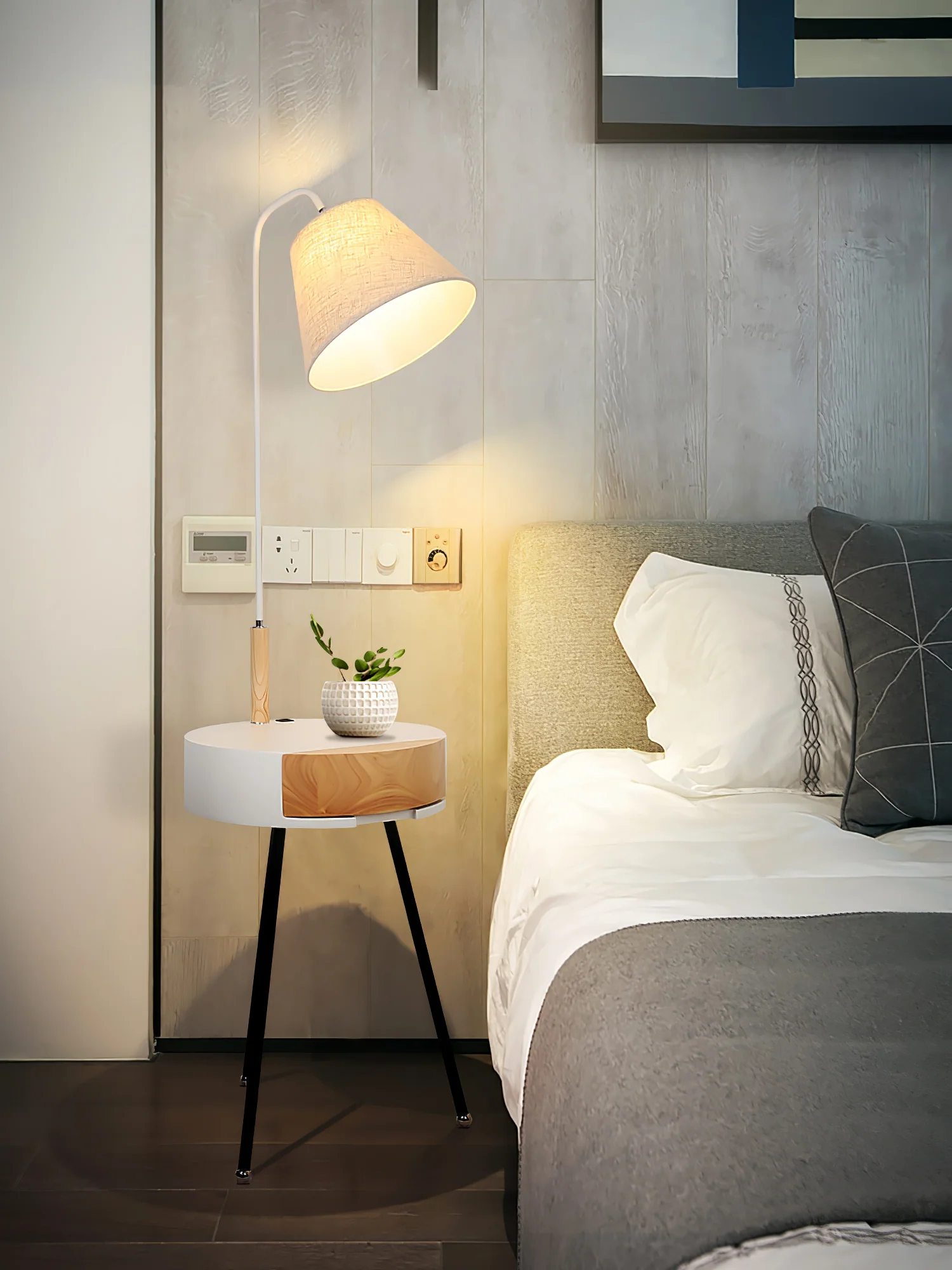 Tripod Fabric Floor Lamp - Image 14