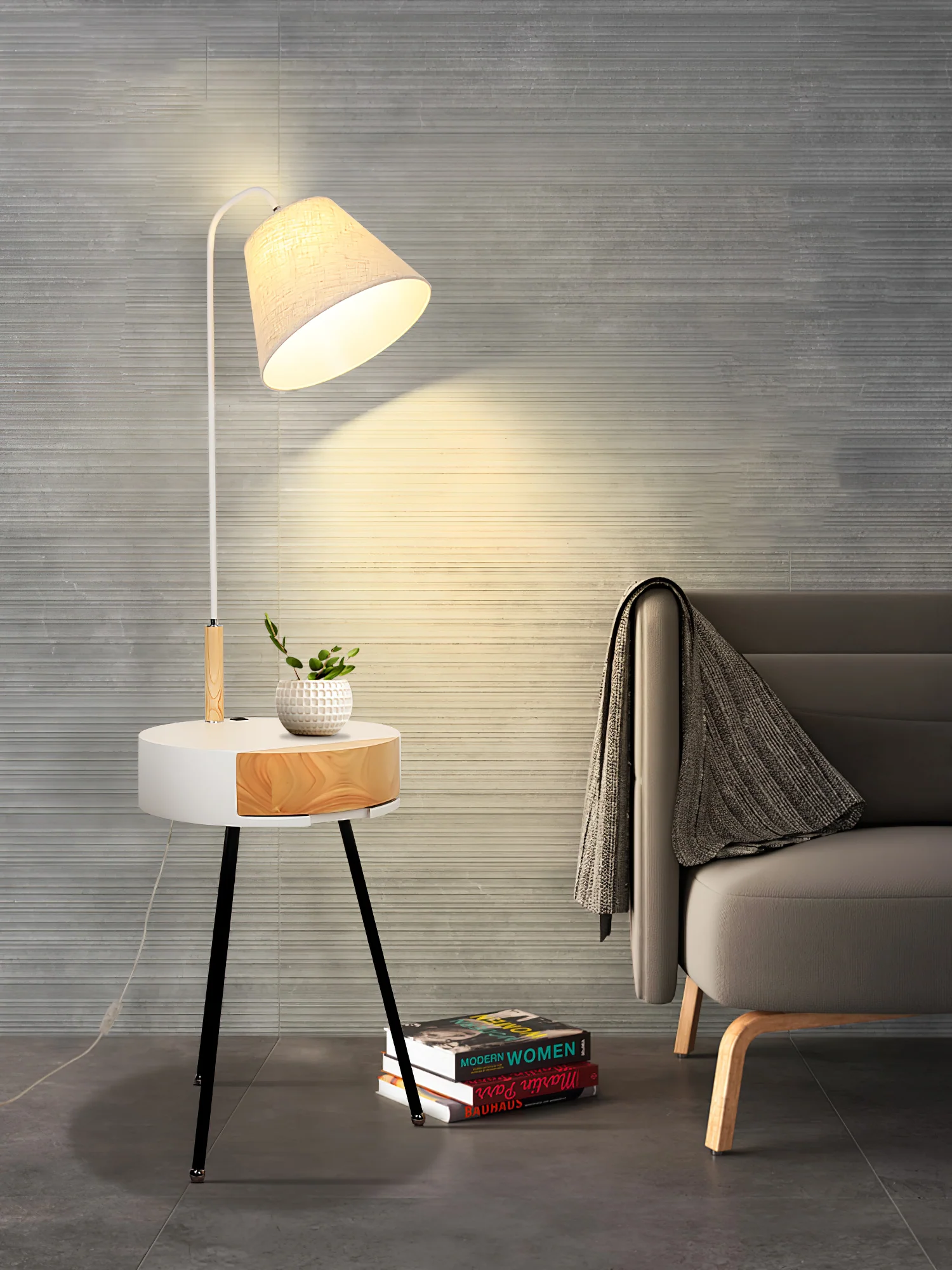 Tripod Fabric Floor Lamp - Image 26