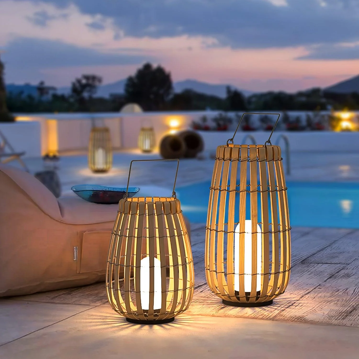 Tropic Braid Lantern Outdoor Lamp - Image 2