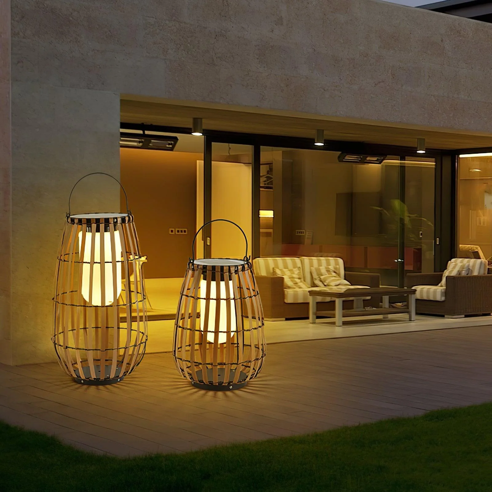 Tropic Braid Lantern Outdoor Lamp - Image 23