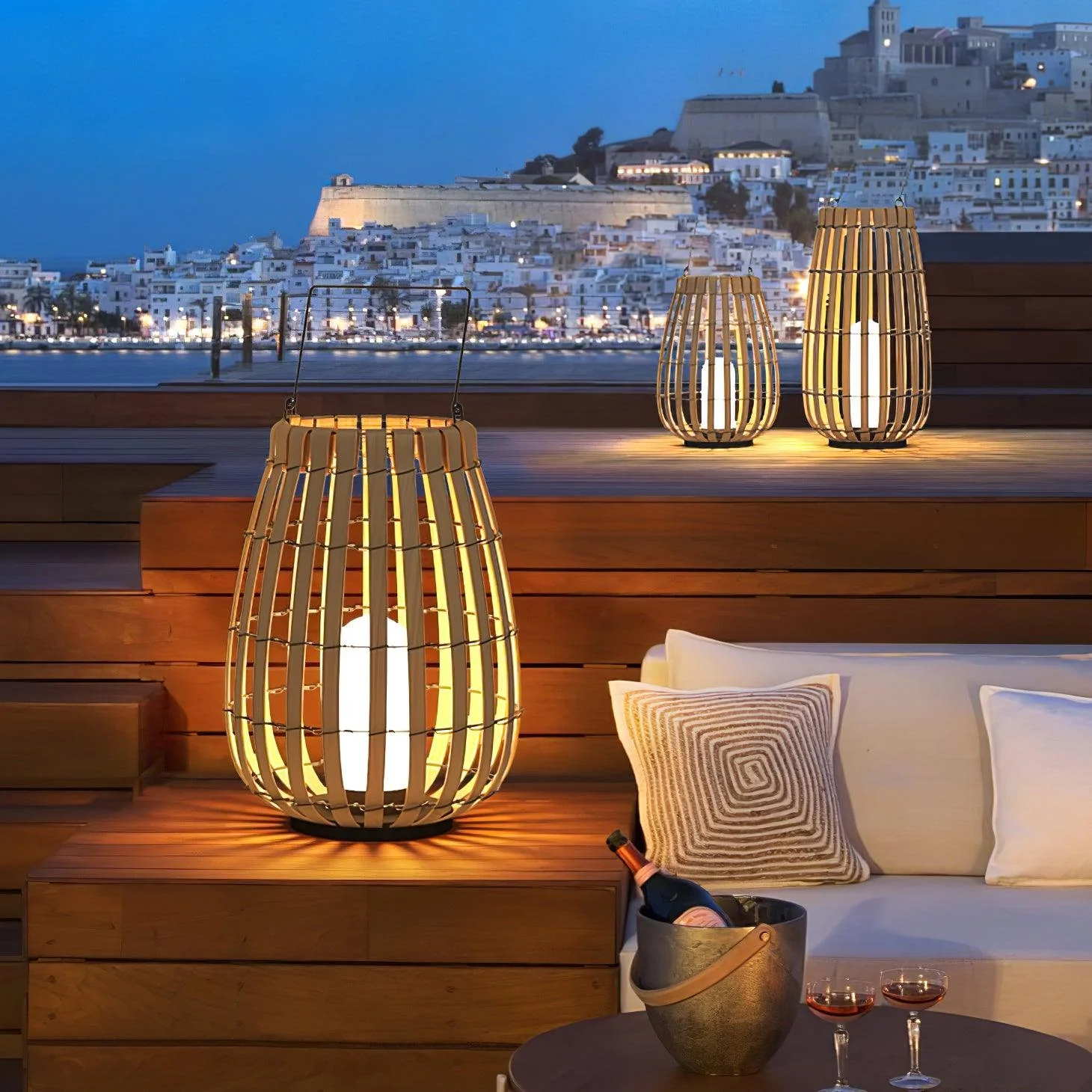 Tropic Braid Lantern Outdoor Lamp - Image 6