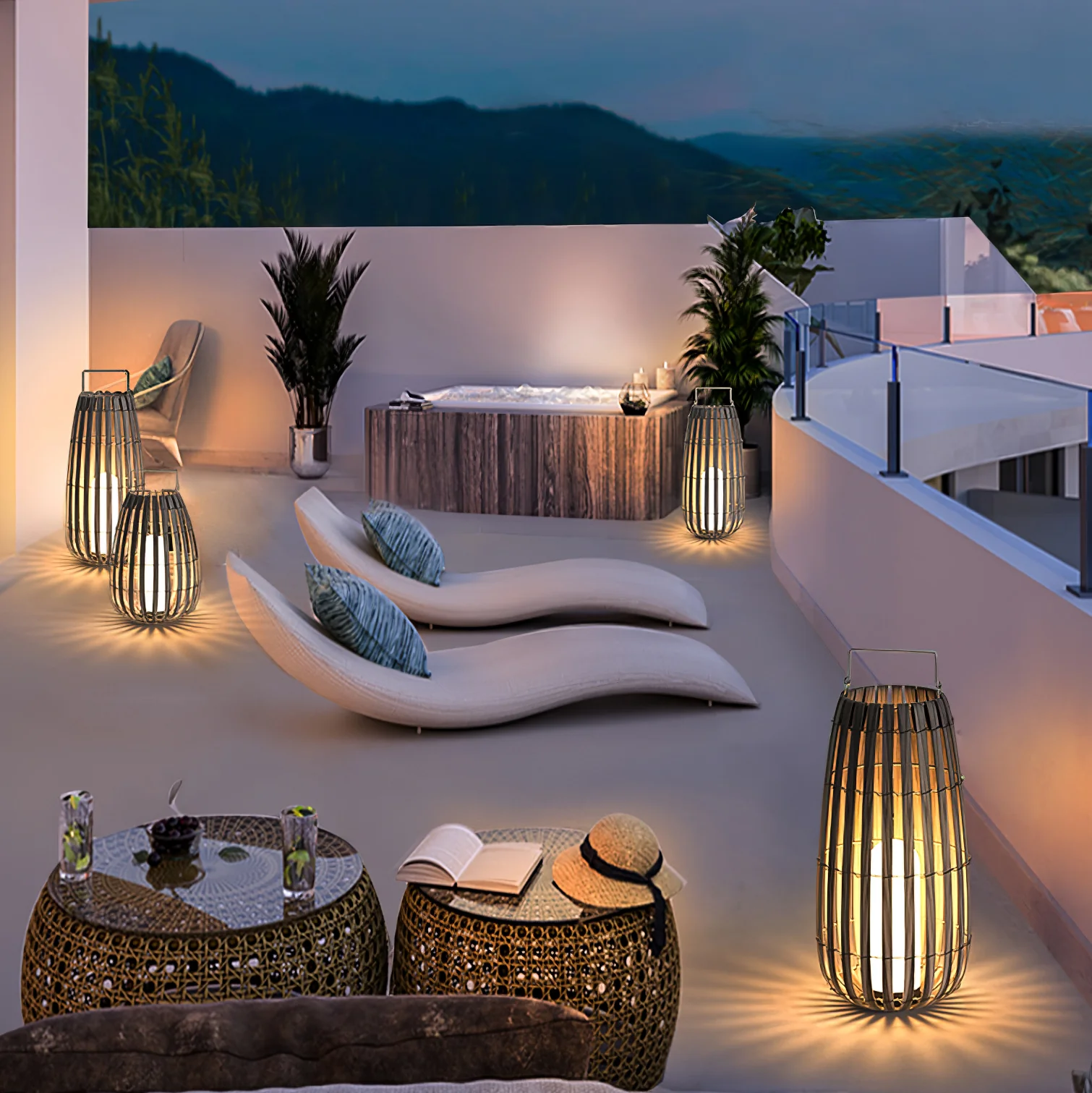 Tropic Braid Lantern Outdoor Lamp - Image 71