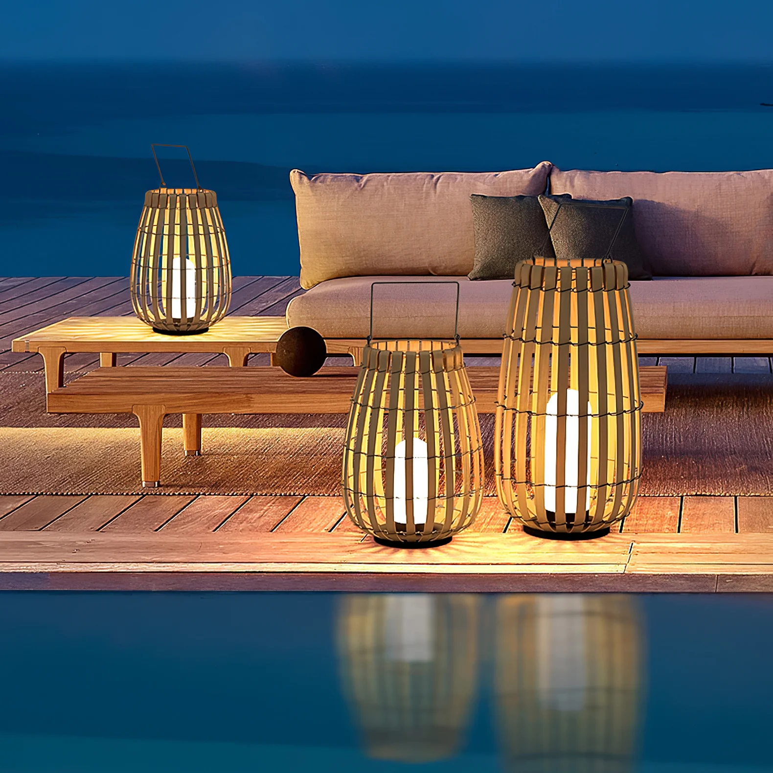 Tropic Braid Lantern Outdoor Lamp - Image 79