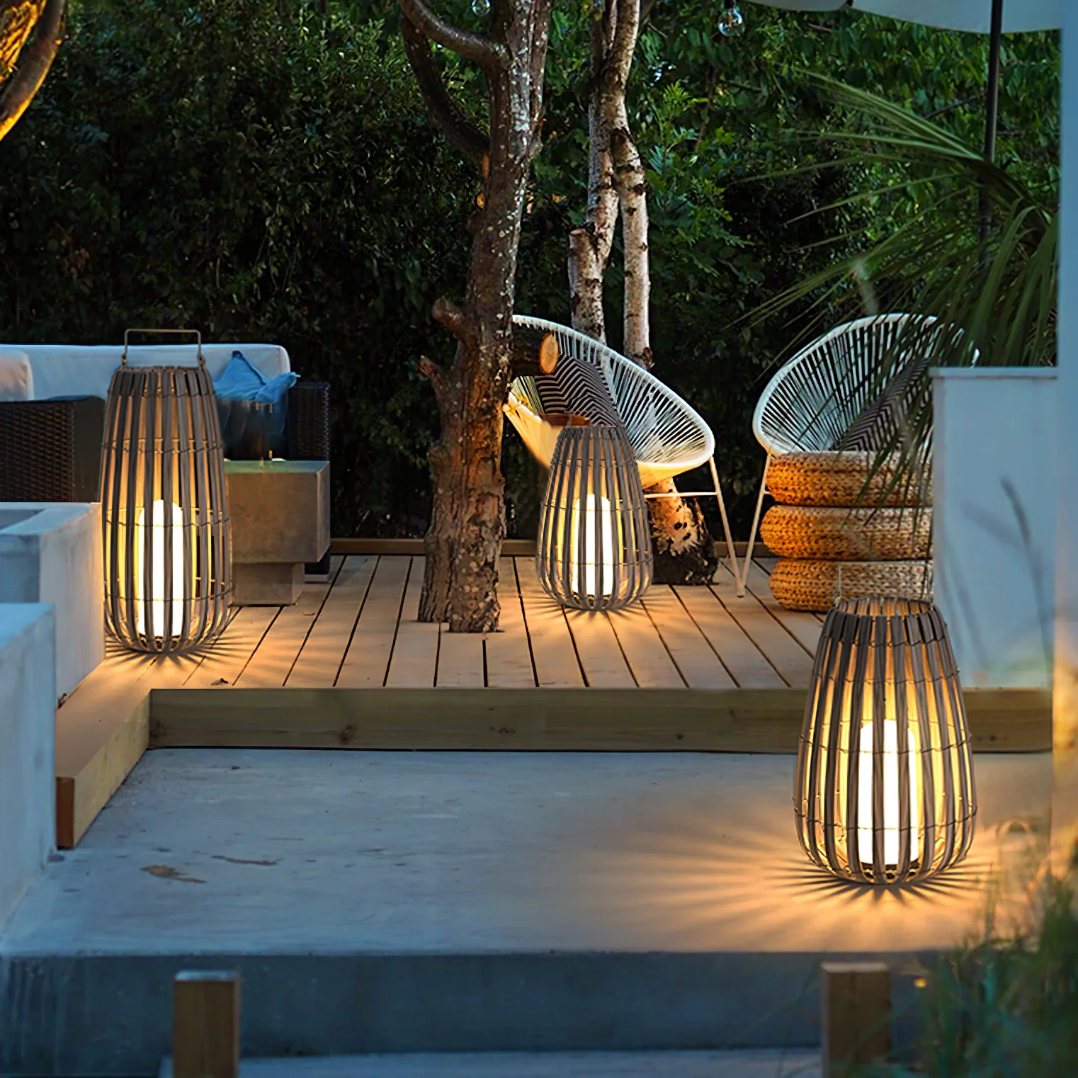 Tropic Braid Lantern Outdoor Lamp - Image 80