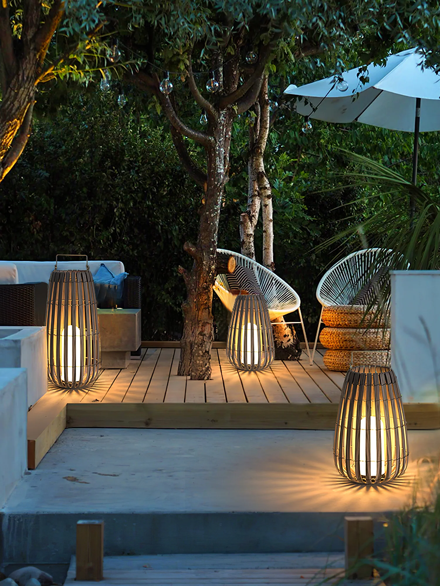 Tropic Braid Lantern Outdoor Lamp - Image 81