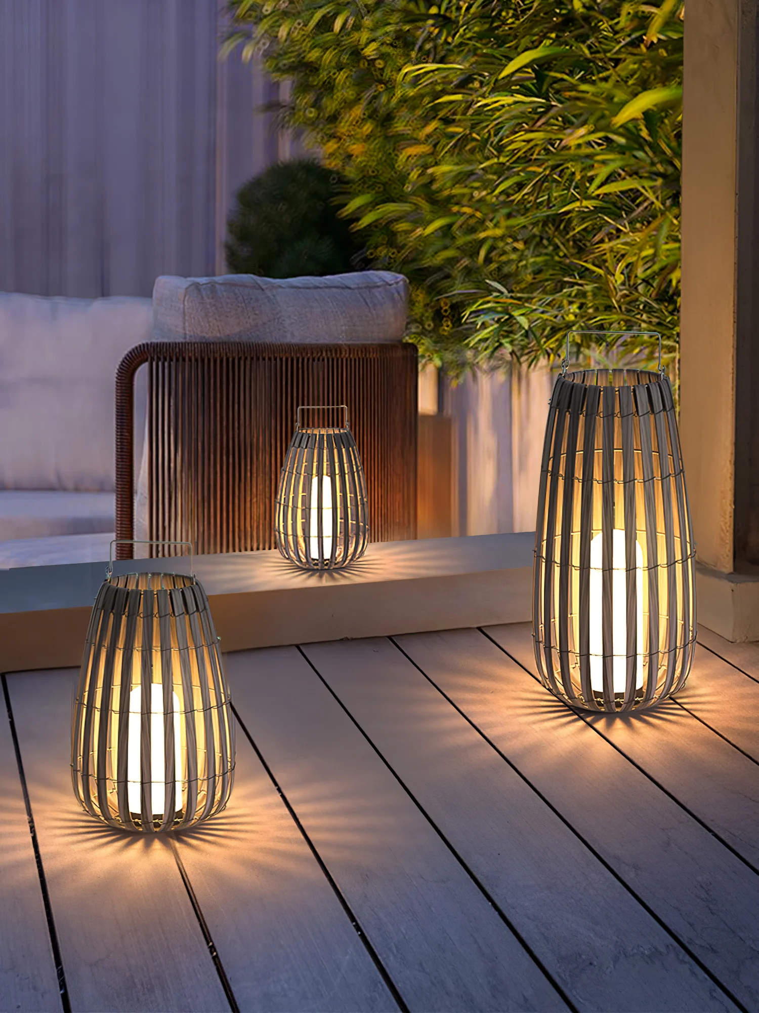 Tropic Braid Lantern Outdoor Lamp - Image 85