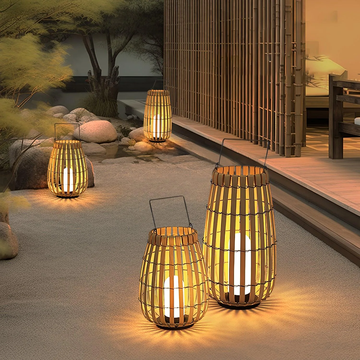 Tropic Braid Lantern Outdoor Lamp - Image 9