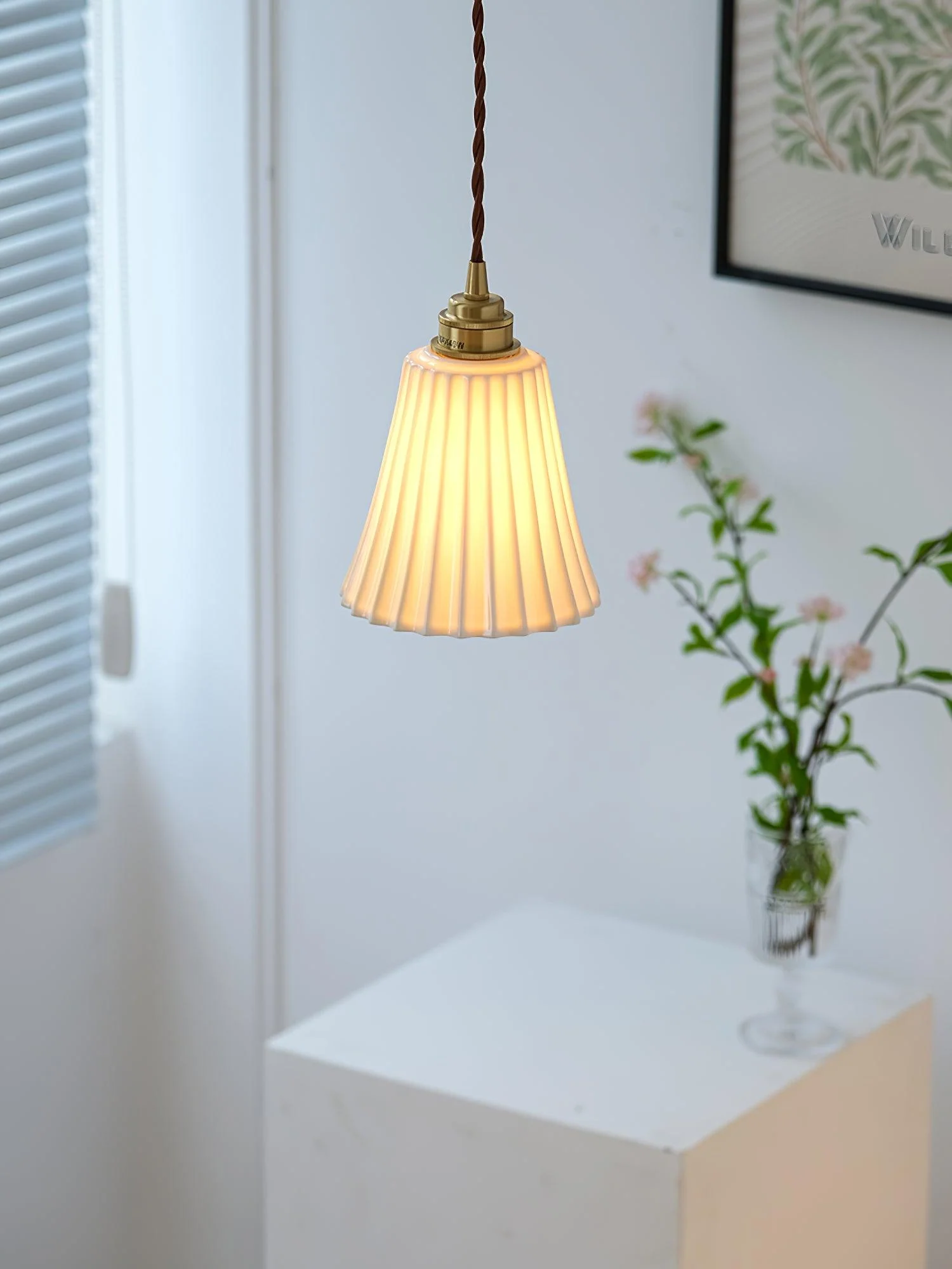 Trumpet Ceramic Pendant Light - Image 35