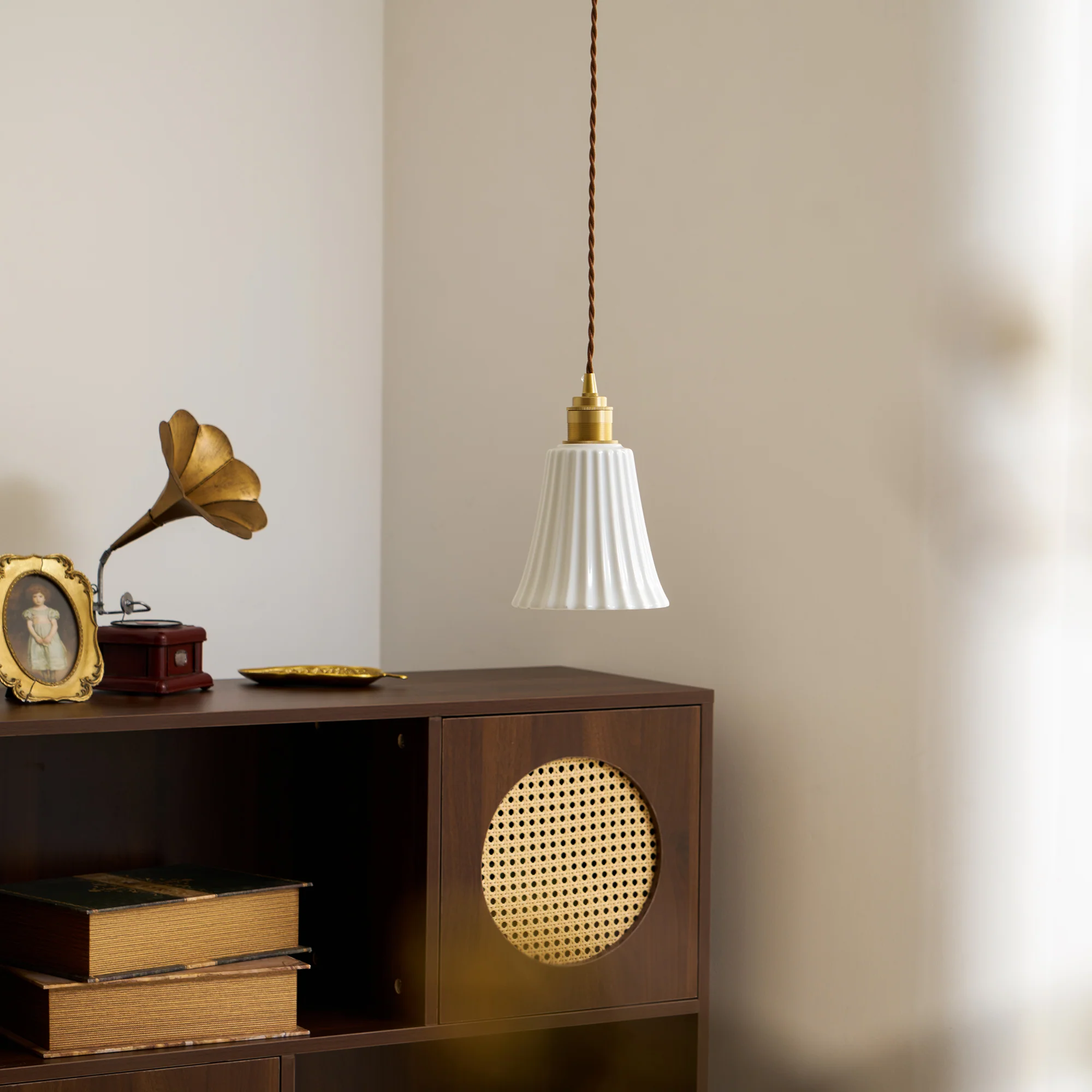 Trumpet Ceramic Pendant Light - Image 43