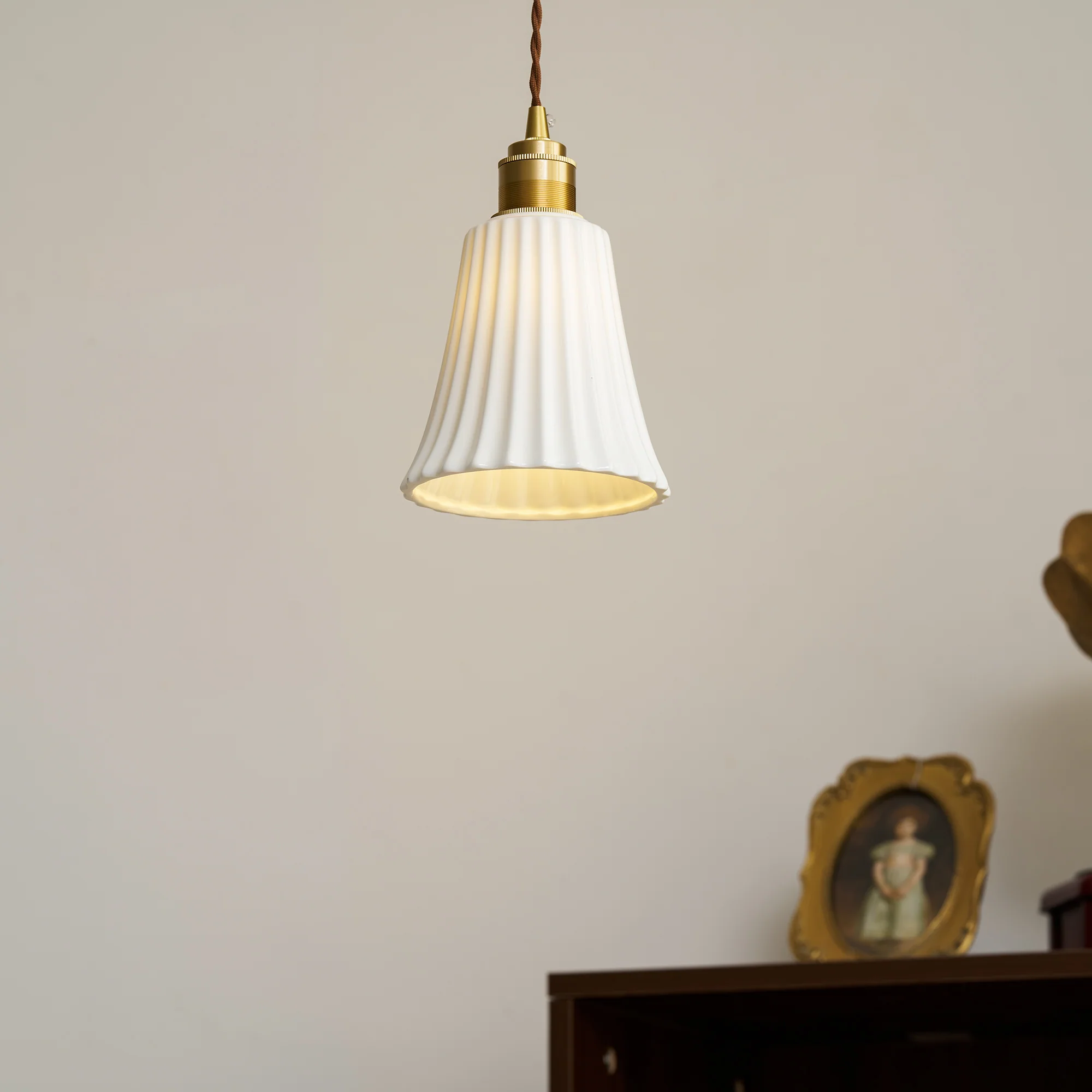 Trumpet Ceramic Pendant Light - Image 64