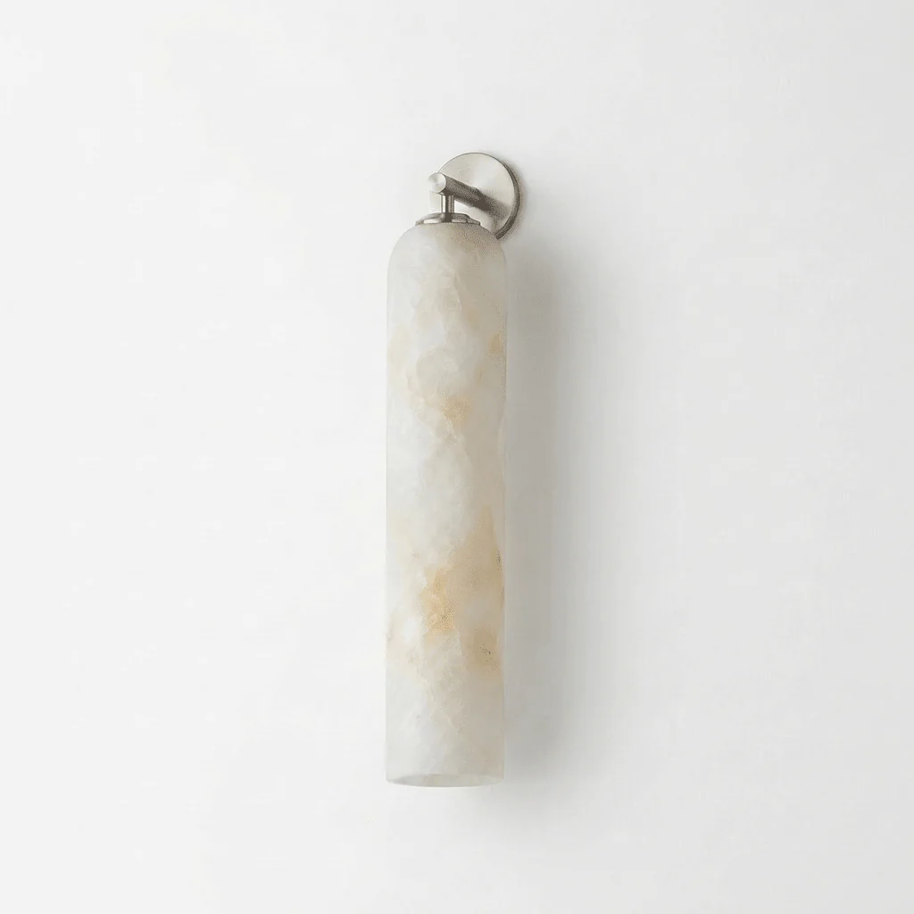 Tube Alabaster Wall Sconce - Image 12