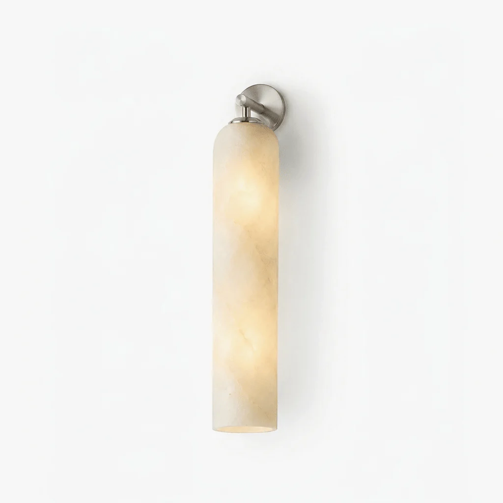 Tube Alabaster Wall Sconce - Image 14