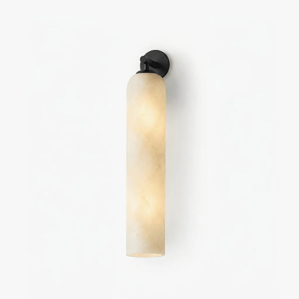 Tube Alabaster Wall Sconce - Image 15