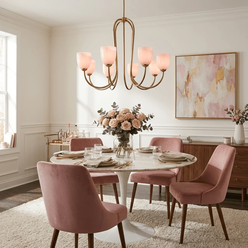 Tulip Gold Chandelier - Image 2