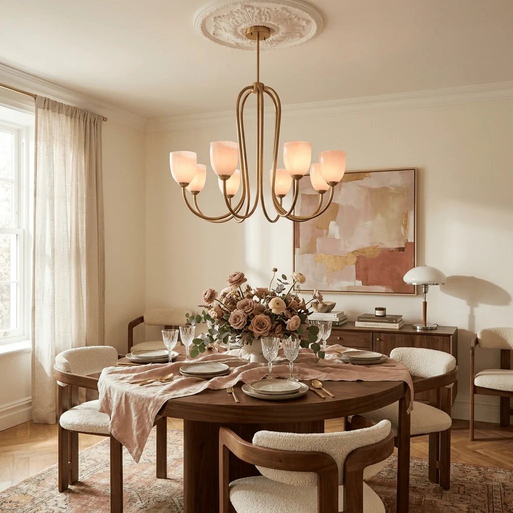 Tulip Gold Chandelier - Image 3