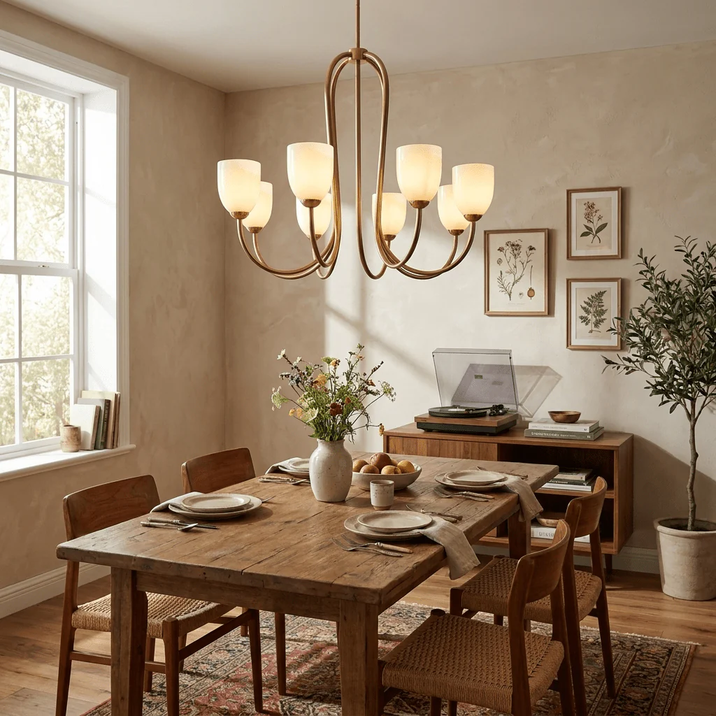 Tulip Gold Chandelier - Image 4