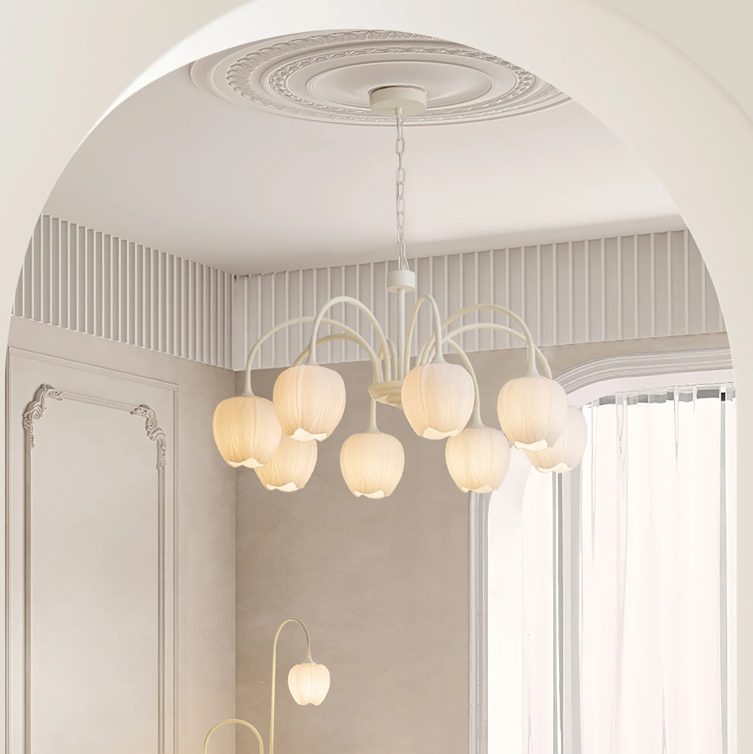 Tulip Matcha Chandelier - Image 20
