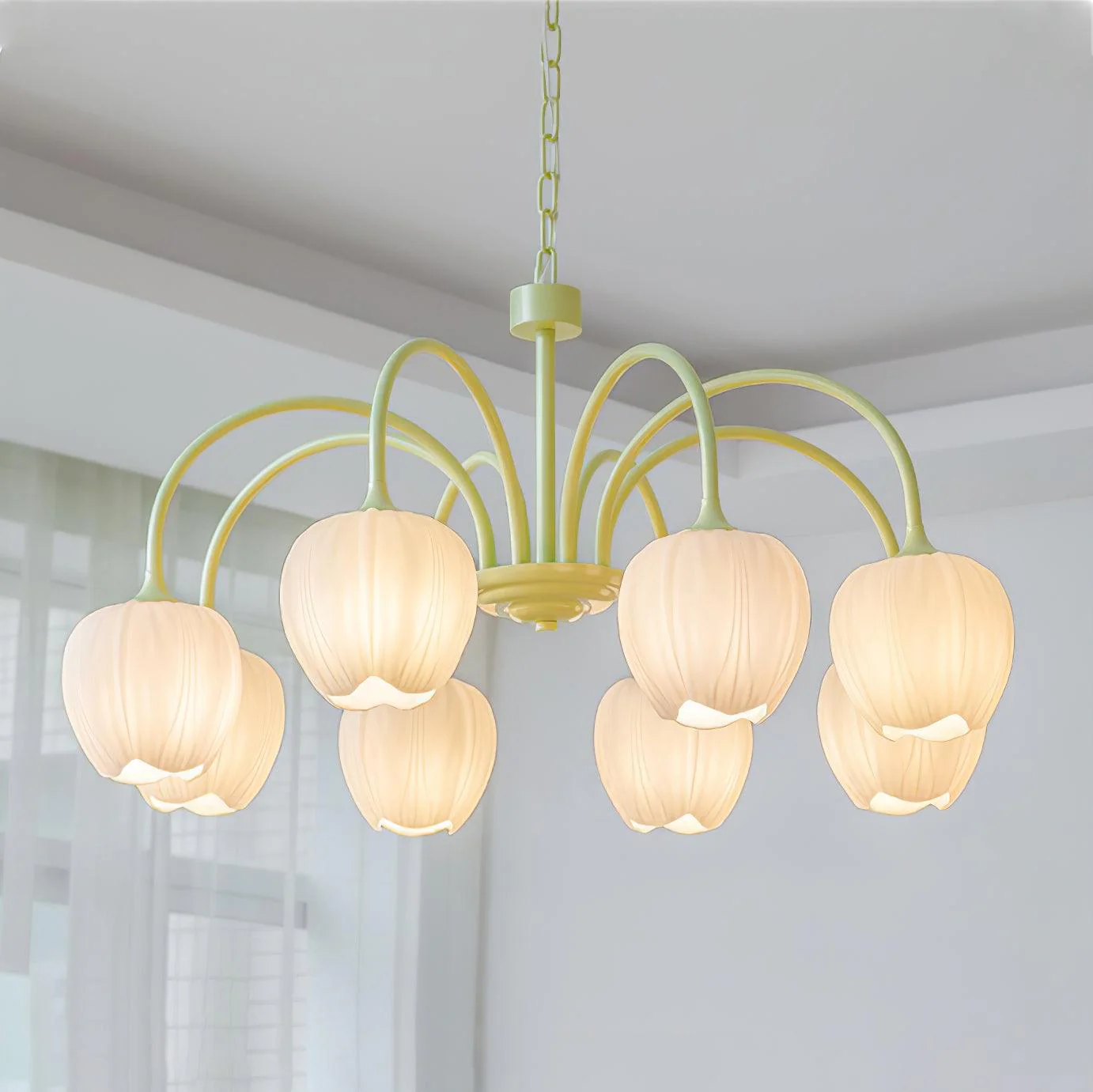 Tulip Matcha Chandelier - Image 21