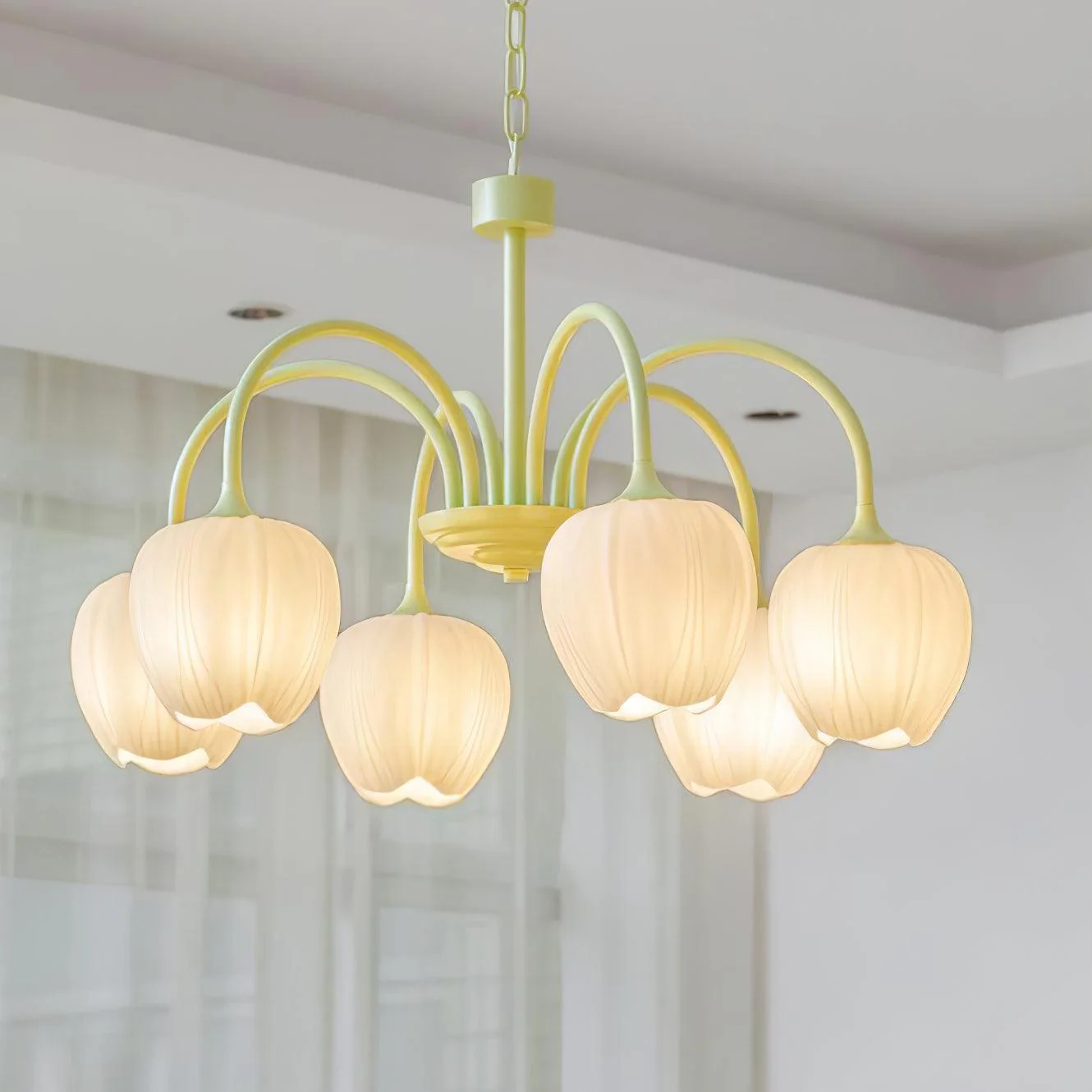 Tulip Matcha Chandelier - Image 22