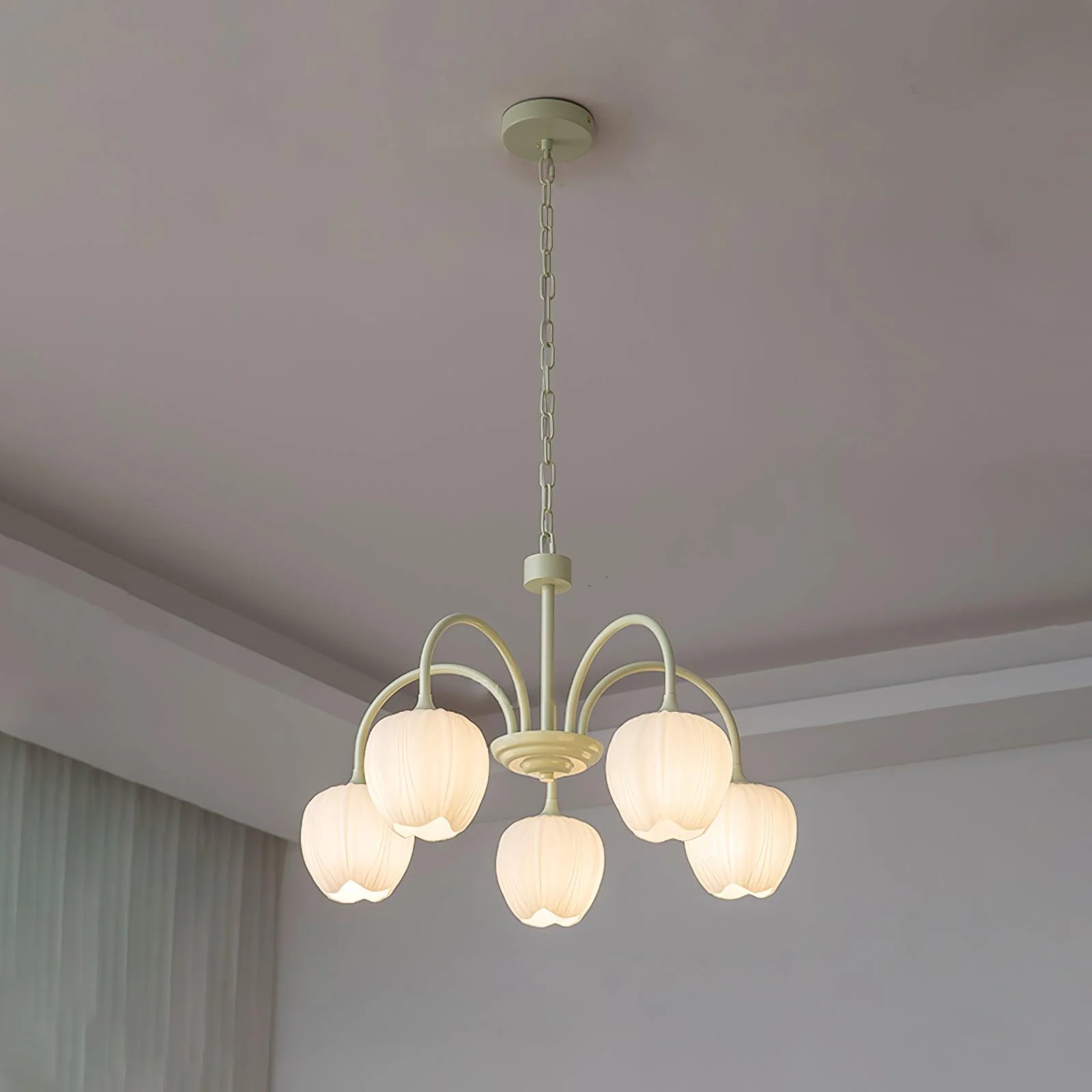 Tulip Matcha Chandelier - Image 33