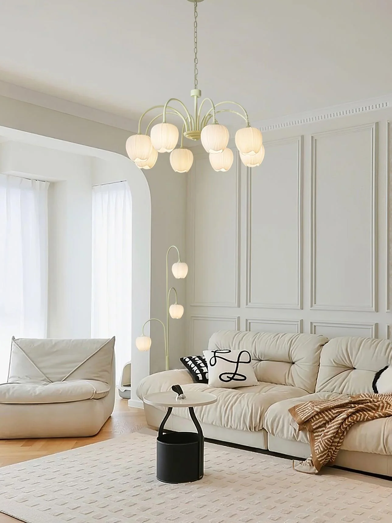 Tulip Matcha Chandelier - Image 36