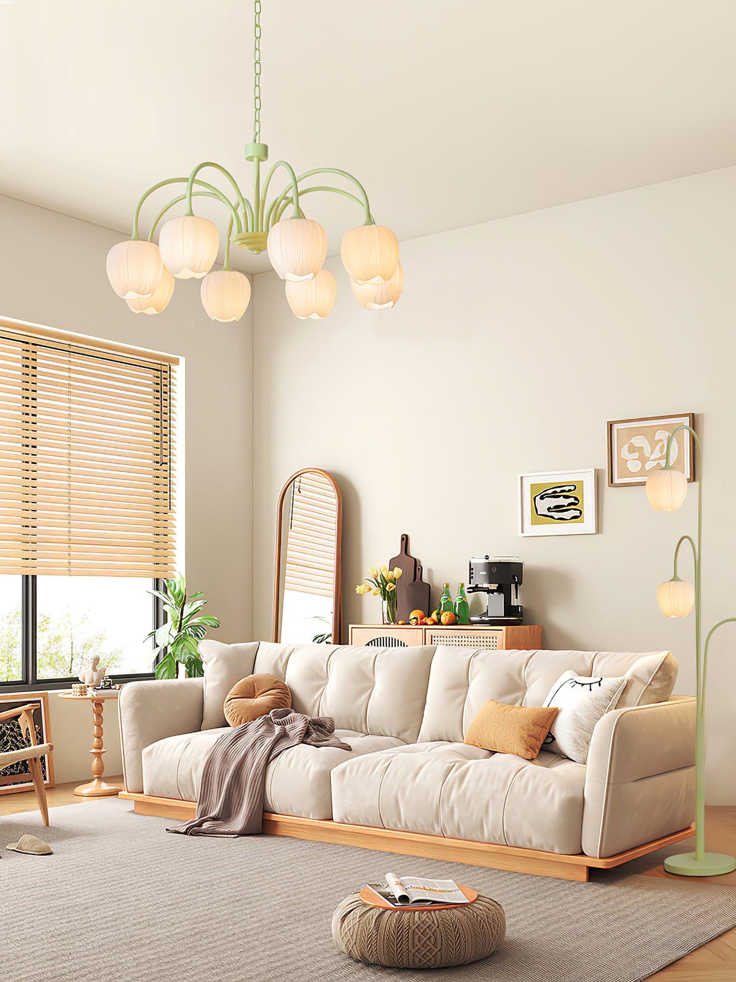 Tulip Matcha Chandelier - Image 41