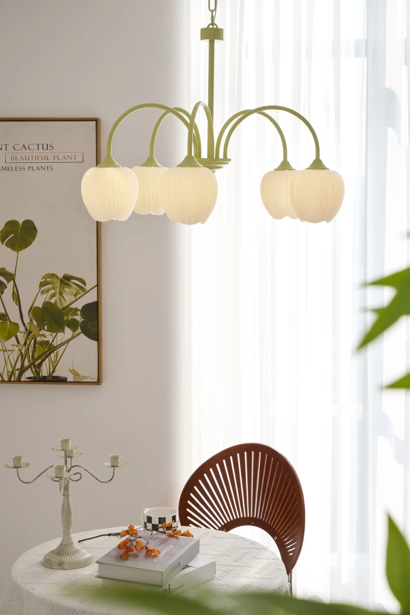 Tulip Matcha Chandelier - Image 59