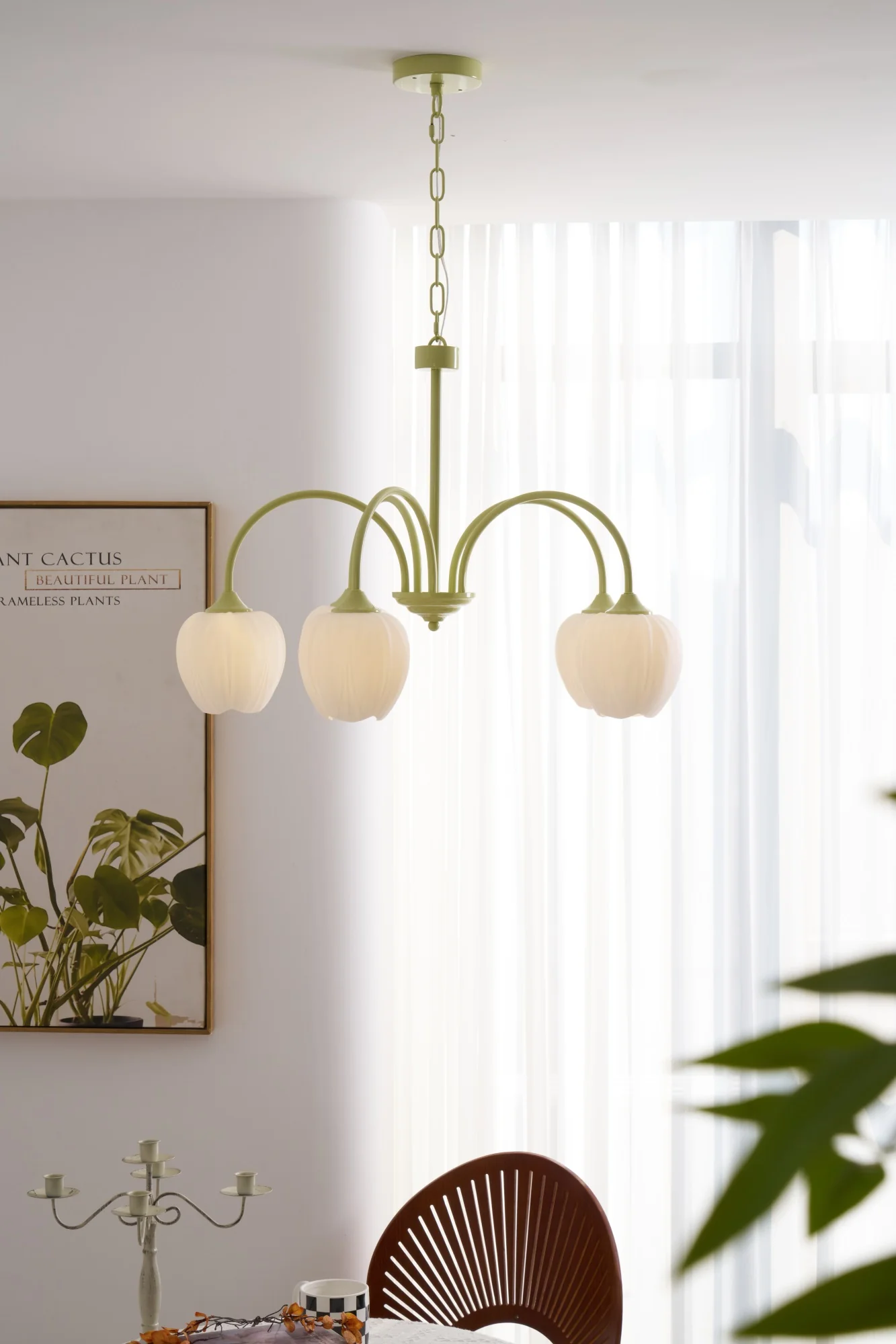 Tulip Matcha Chandelier - Image 61