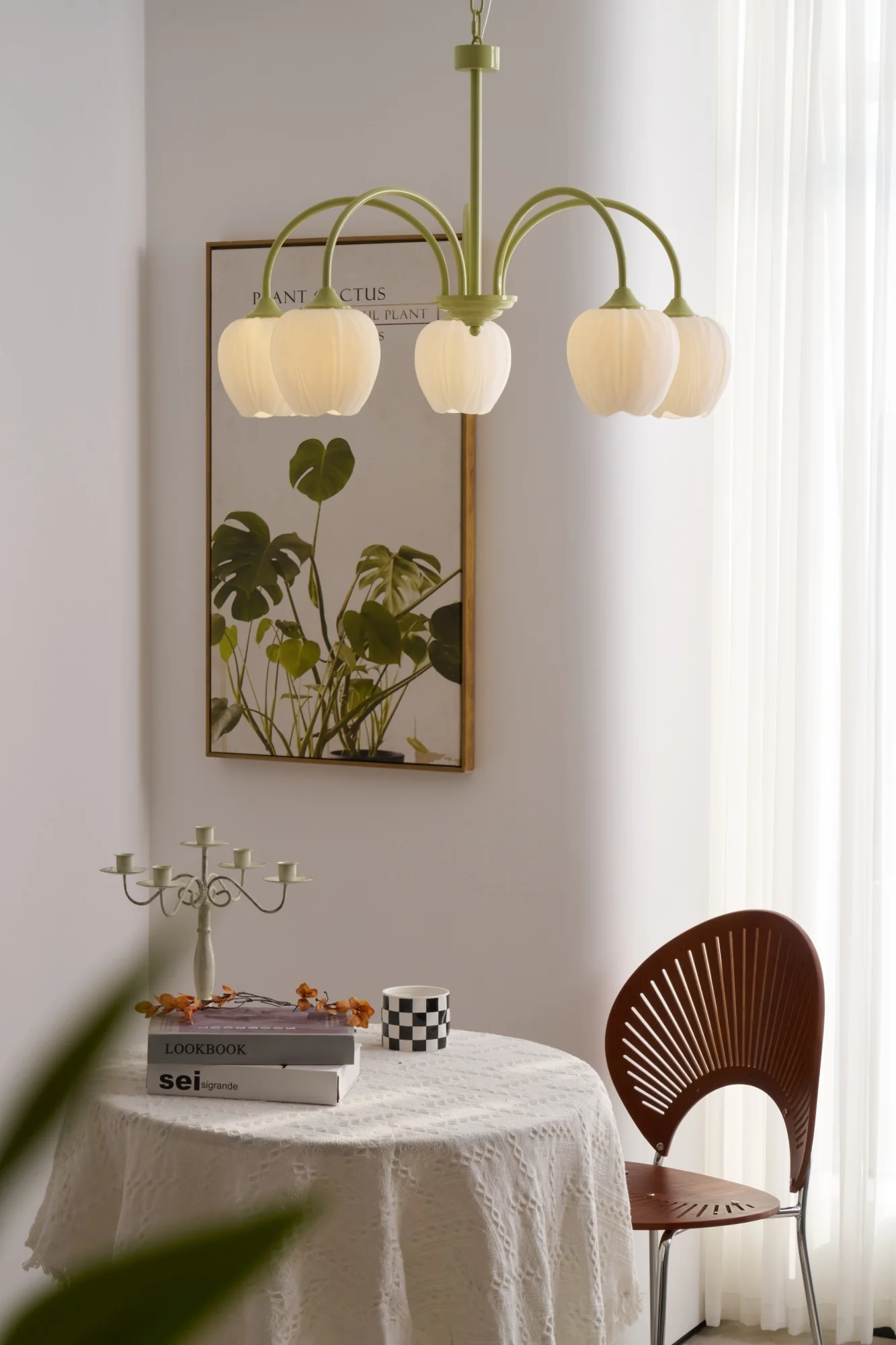 Tulip Matcha Chandelier - Image 64