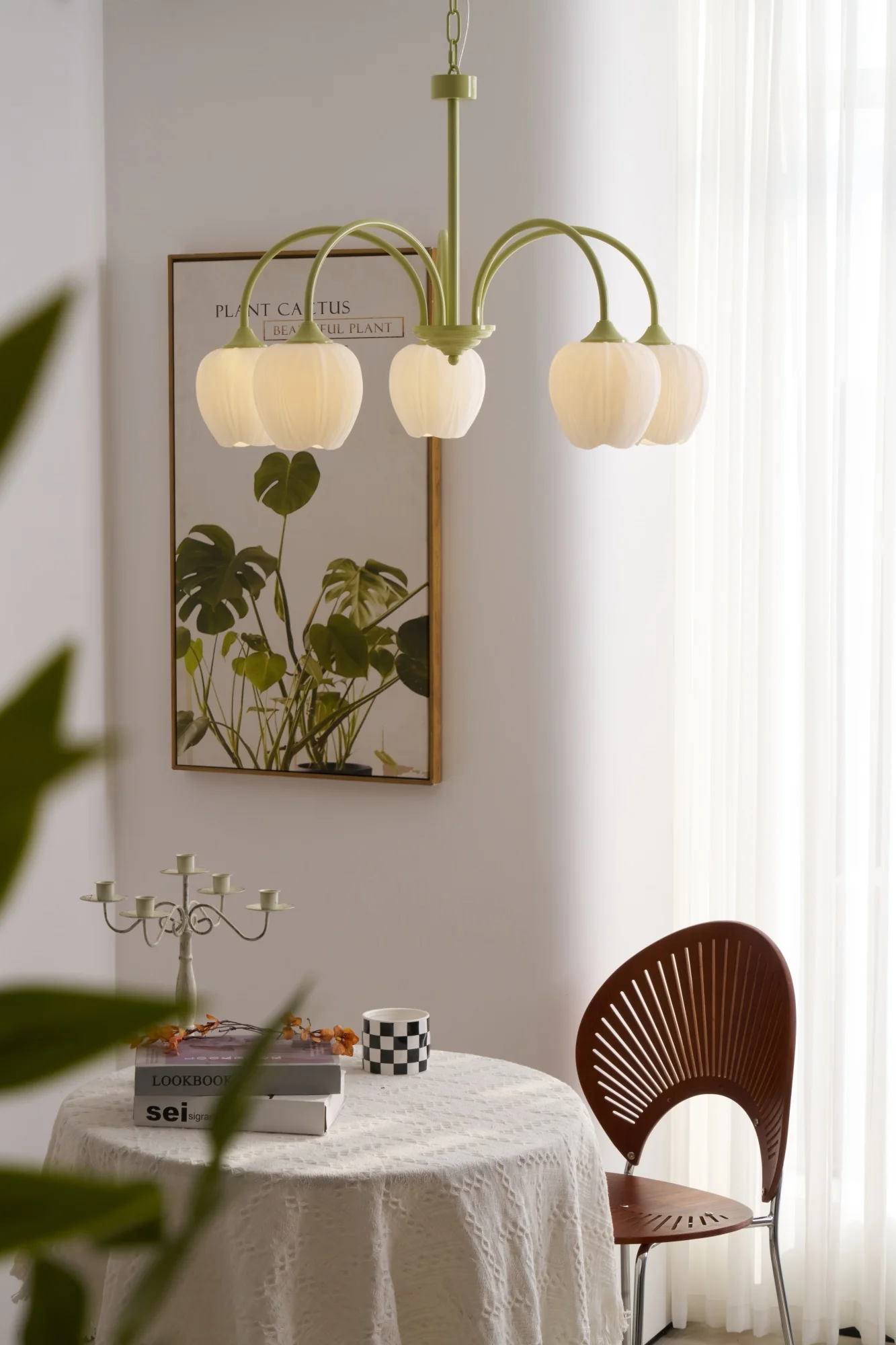 Tulip Matcha Chandelier - Image 65