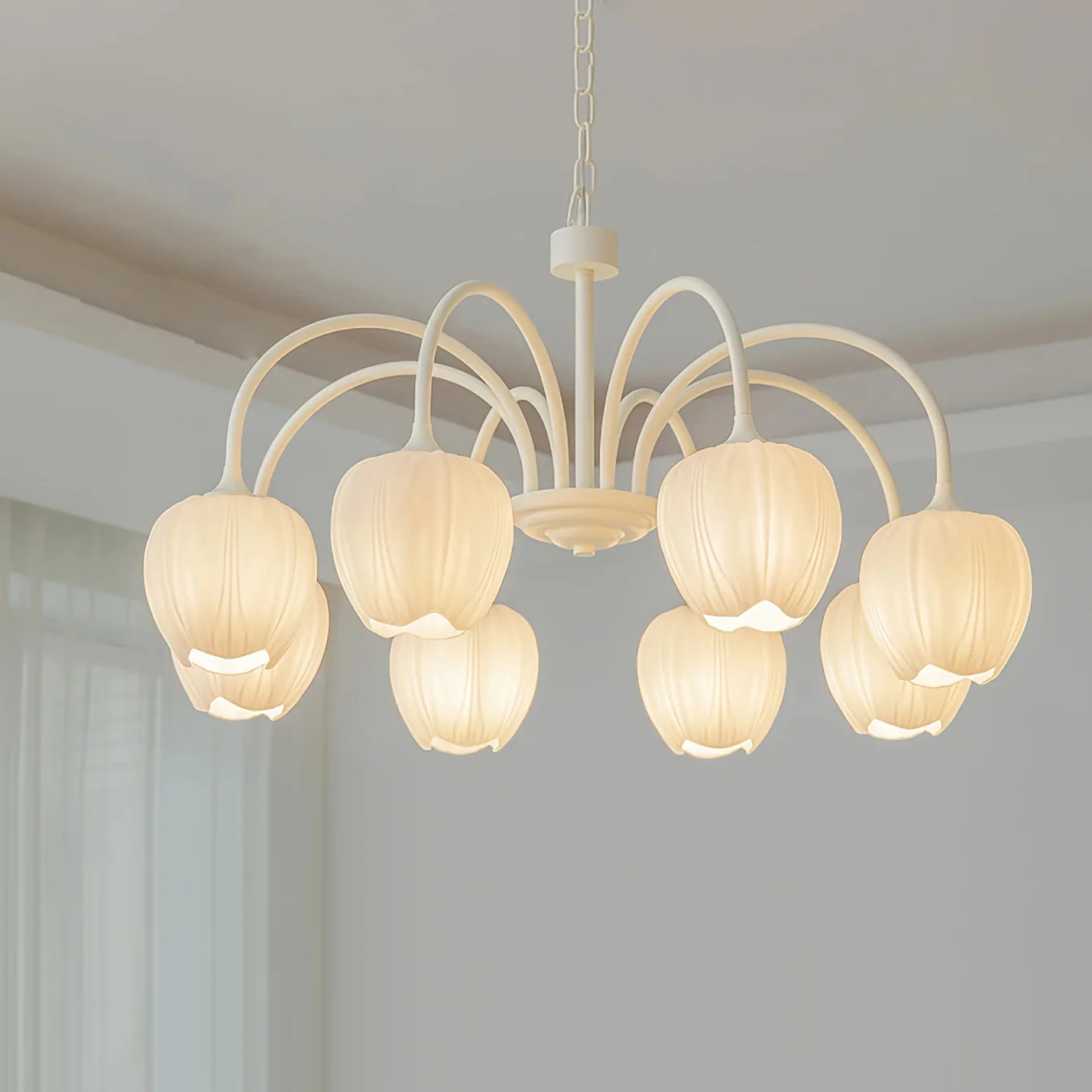 Tulip Matcha Chandelier - Image 70