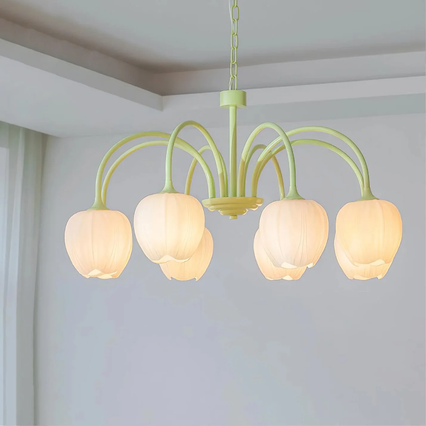 Tulip Matcha Chandelier - Image 71