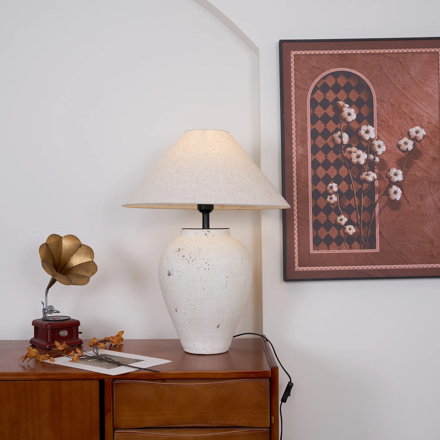 Tuscan Stone Table Lamp - Image 26