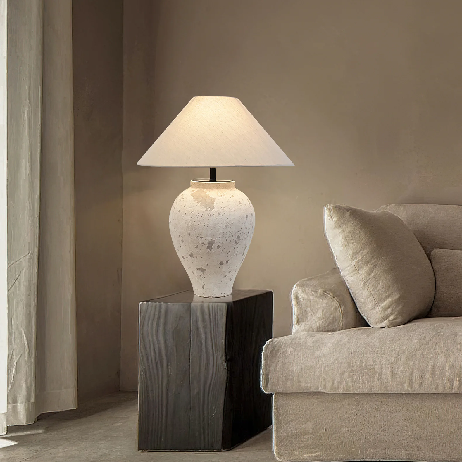 Tuscan Stone Table Lamp - Image 4
