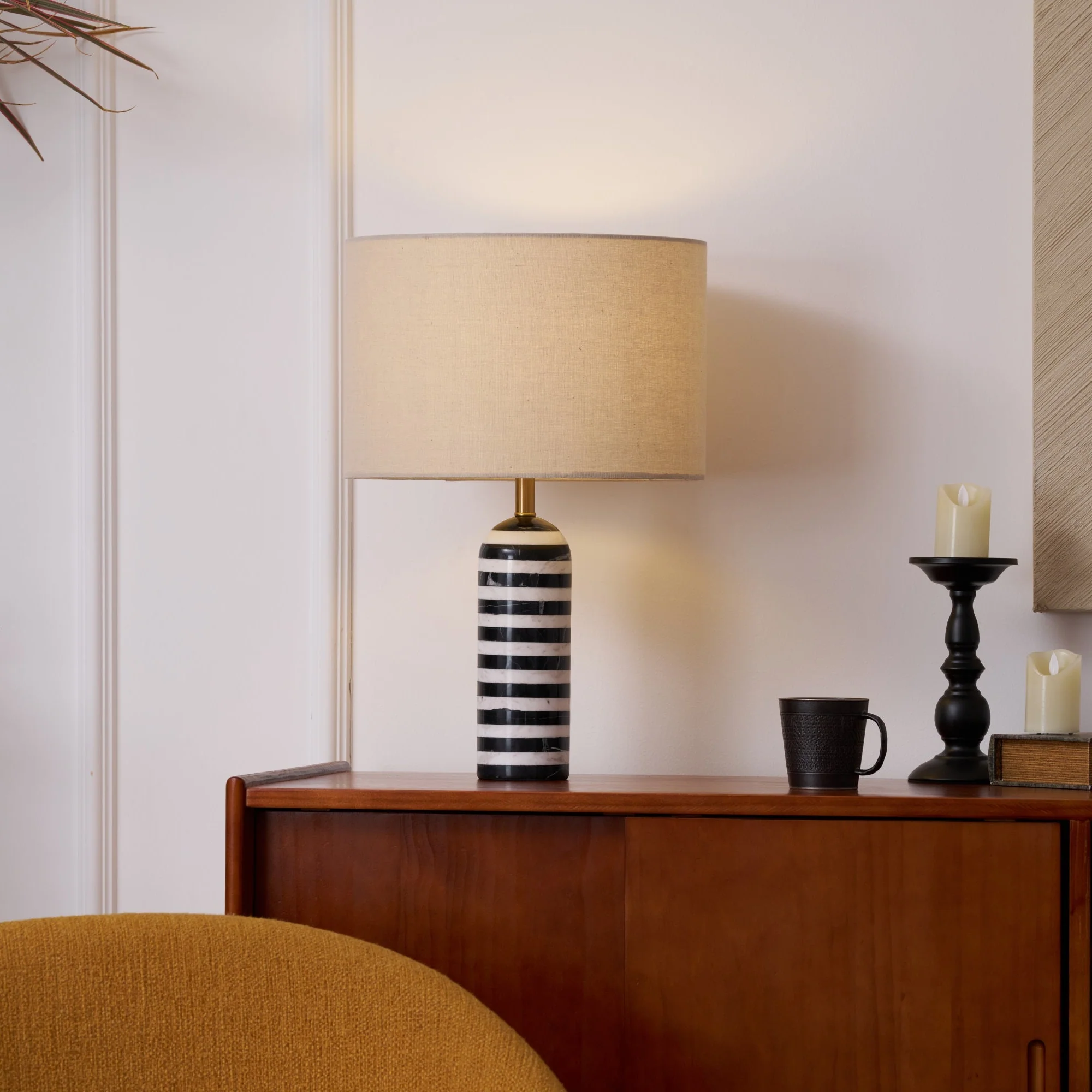 Tuxedo Marble Table Lamp - Image 3