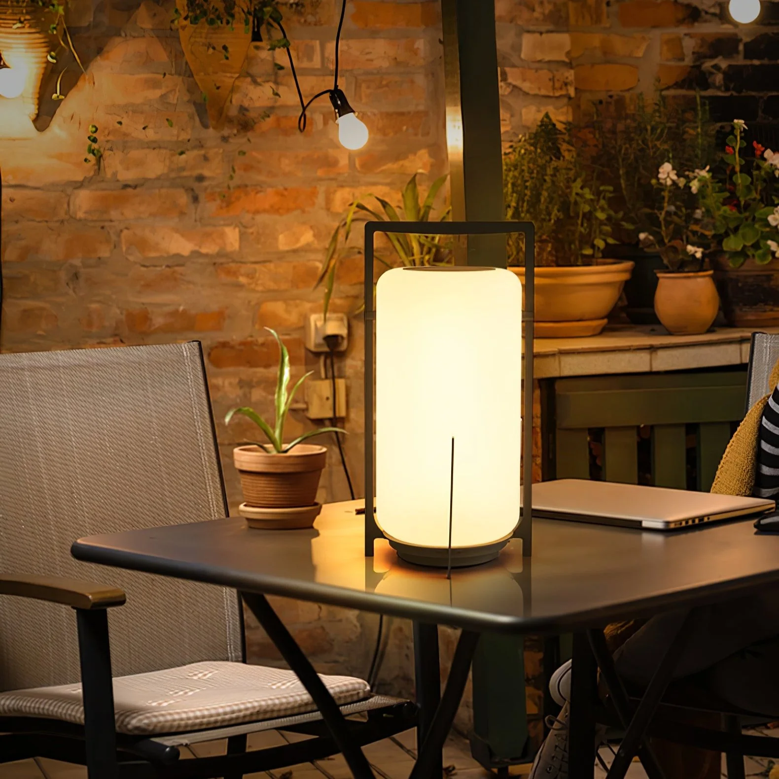 Twilight Lantern Solar Outdoor Table Lamp - Image 2